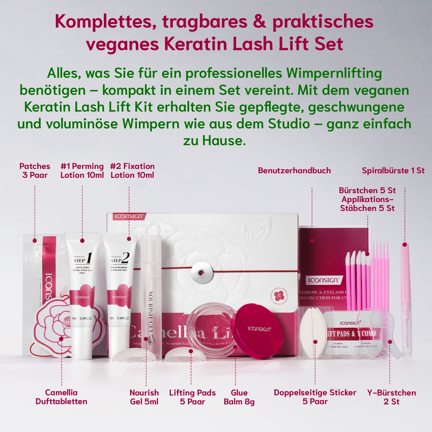 Wimpernlifting Augenbrauen Lifting Set 