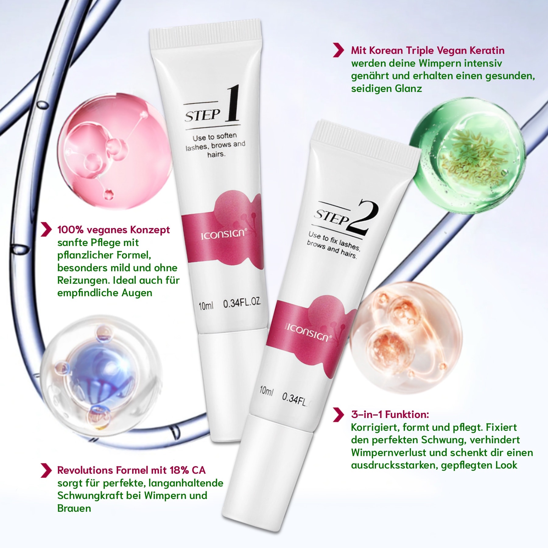 Wimpernlifting Augenbrauen Lifting Set 