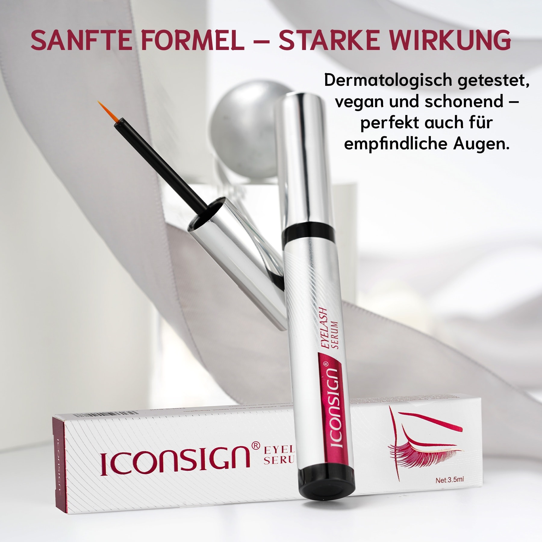 Wimpernserum und Augenbrauen Serum 