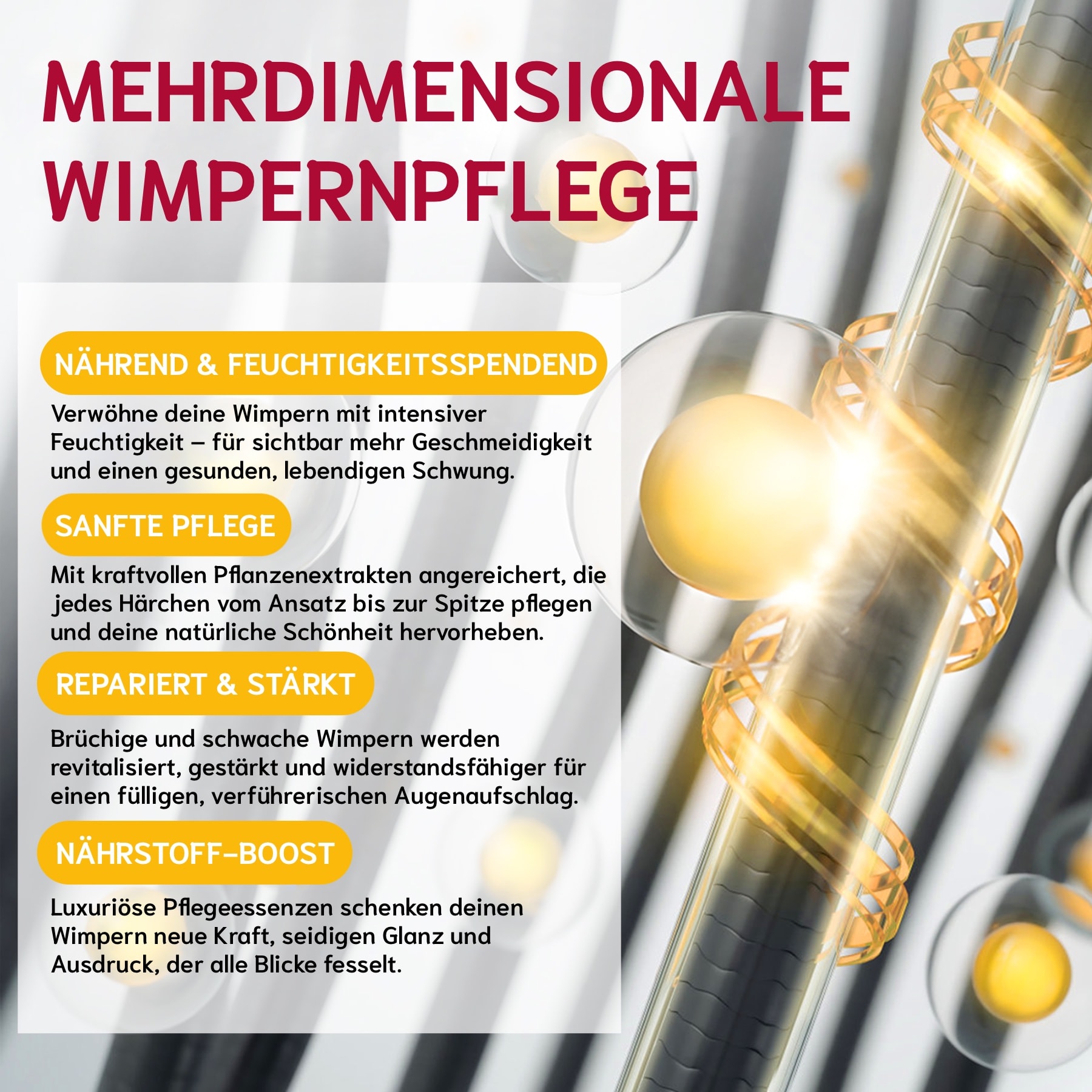 Wimpernserum und Augenbrauen Serum 