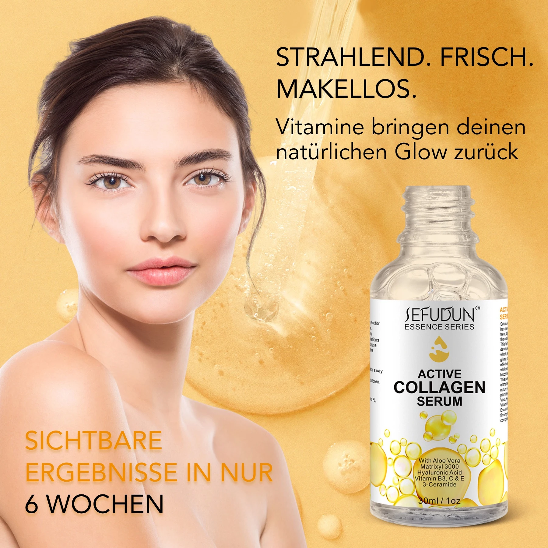Anti-Falten Anti-Aging Kollagen Gesichtsserum  