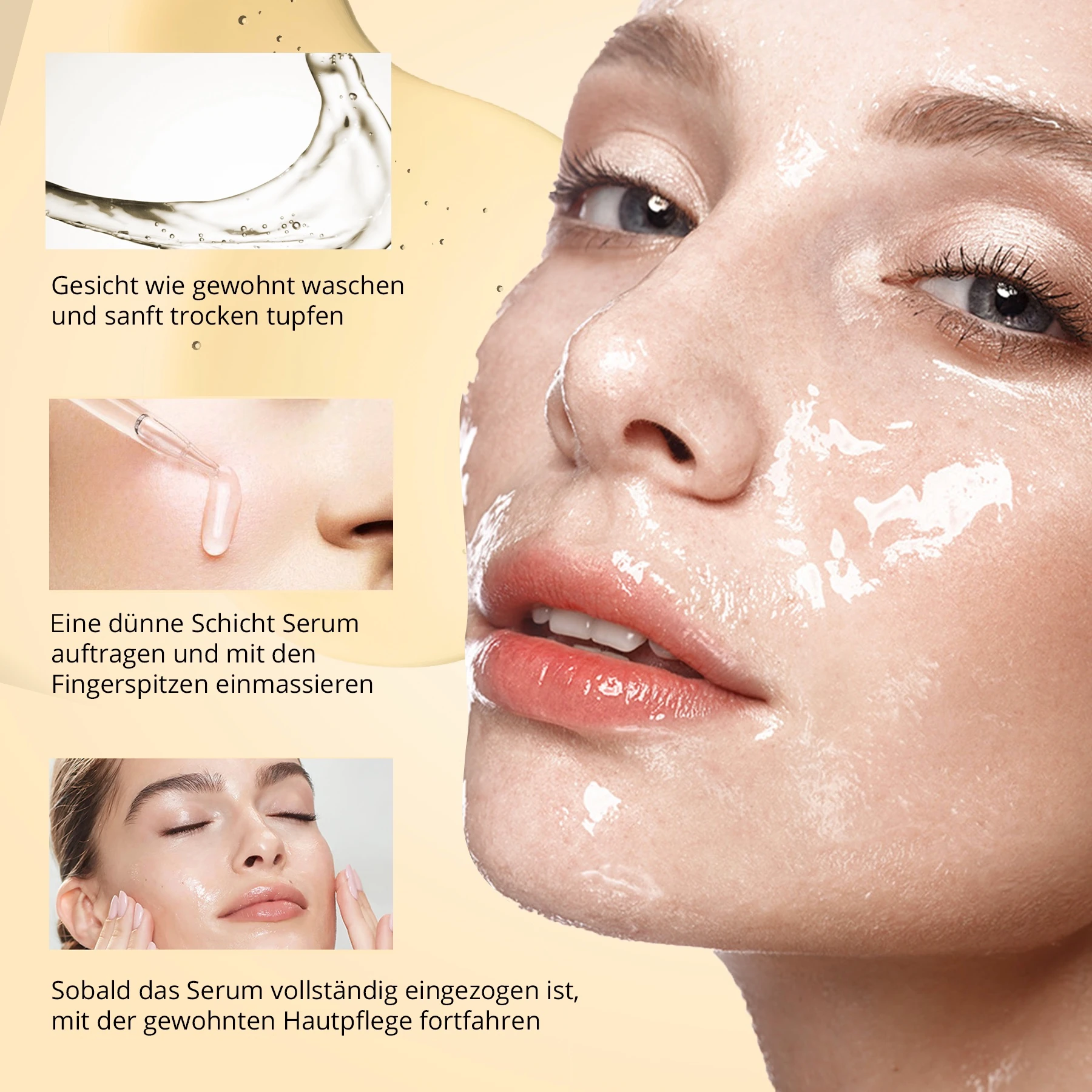 Anti-Falten Anti-Aging Kollagen Gesichtsserum  