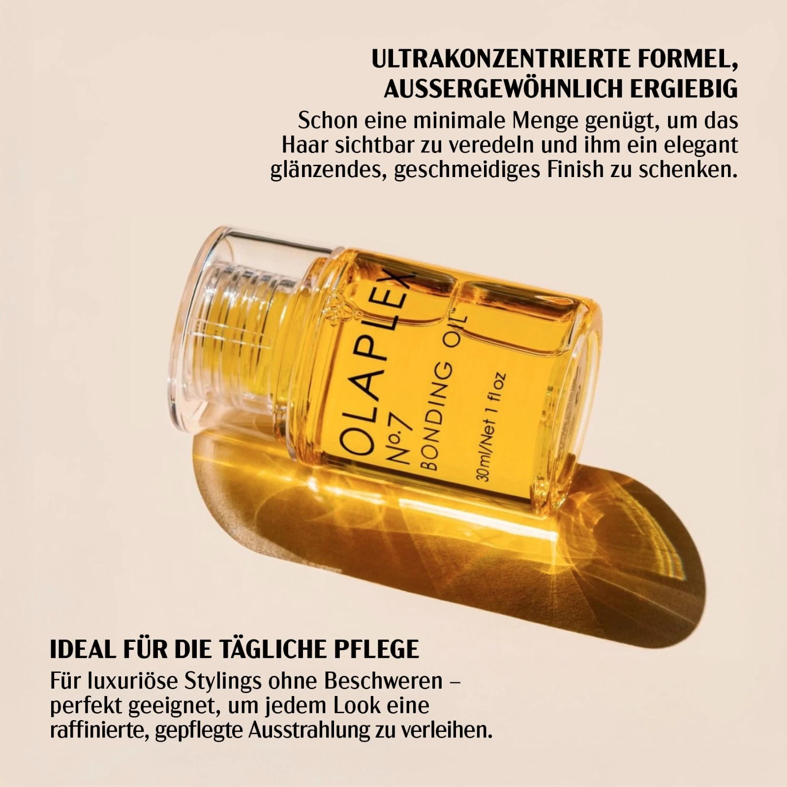 Stylingöl Bonding Oil Olaplex Nr 7 Haaröl Hitzeschutz Konzentriertes Hochglanzöl 30ml
