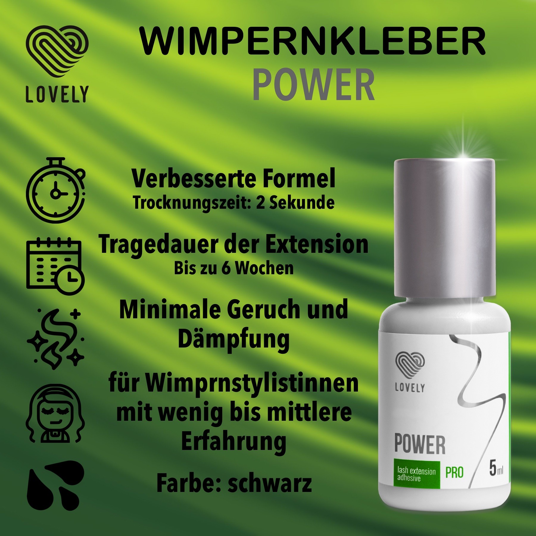 LOVELY Wimpernkleber "Power" 