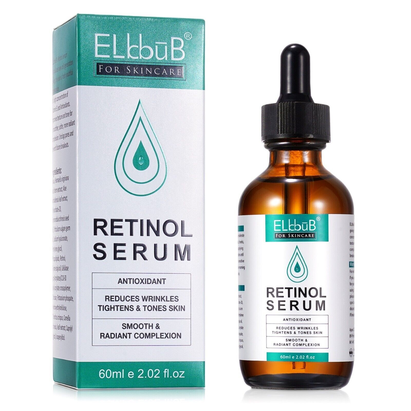 Bio Vegan Anti-Aging Retinol Serum mit Vitamin E 