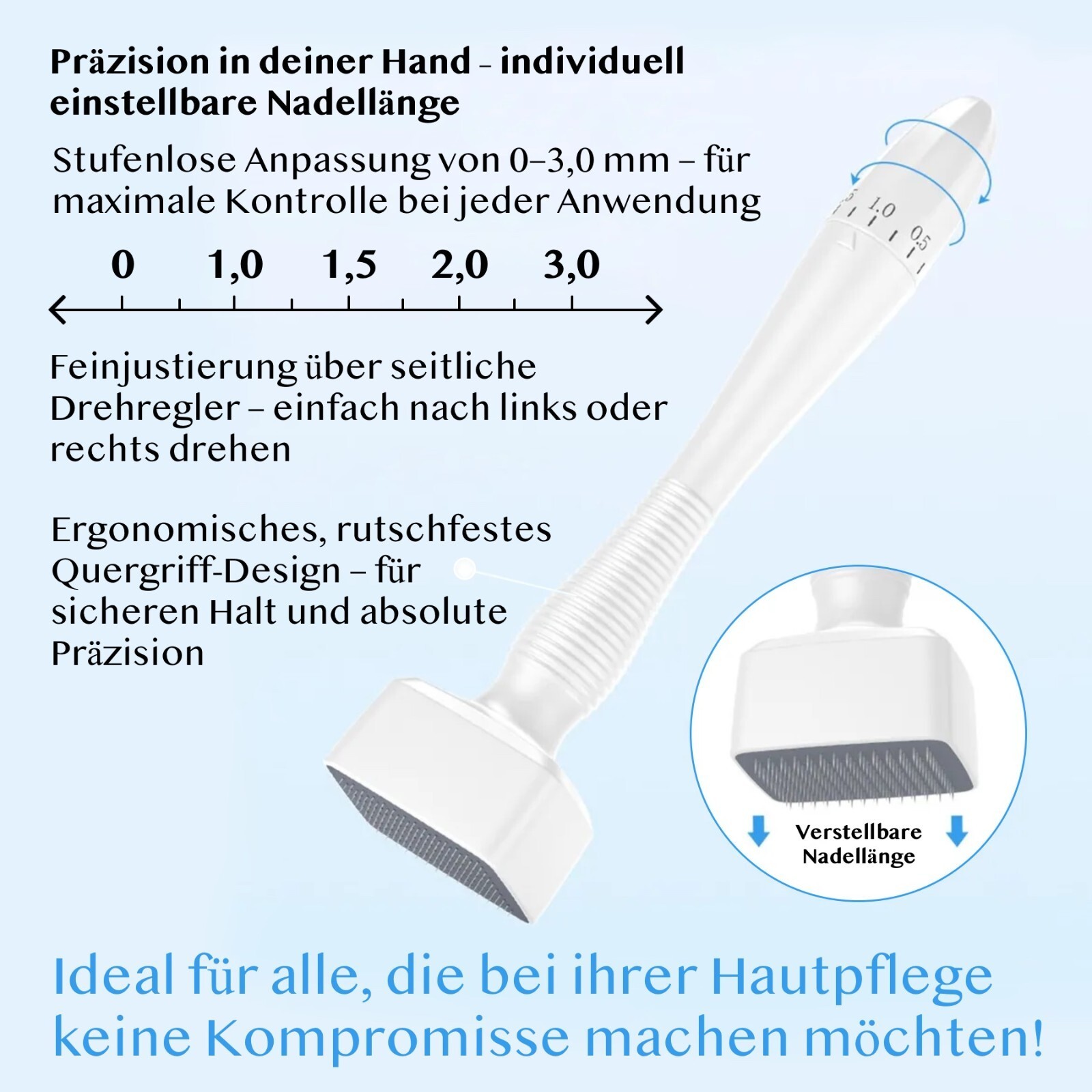 Derma Stamp 140 Edelstall Nadeln Länge 0-3mm