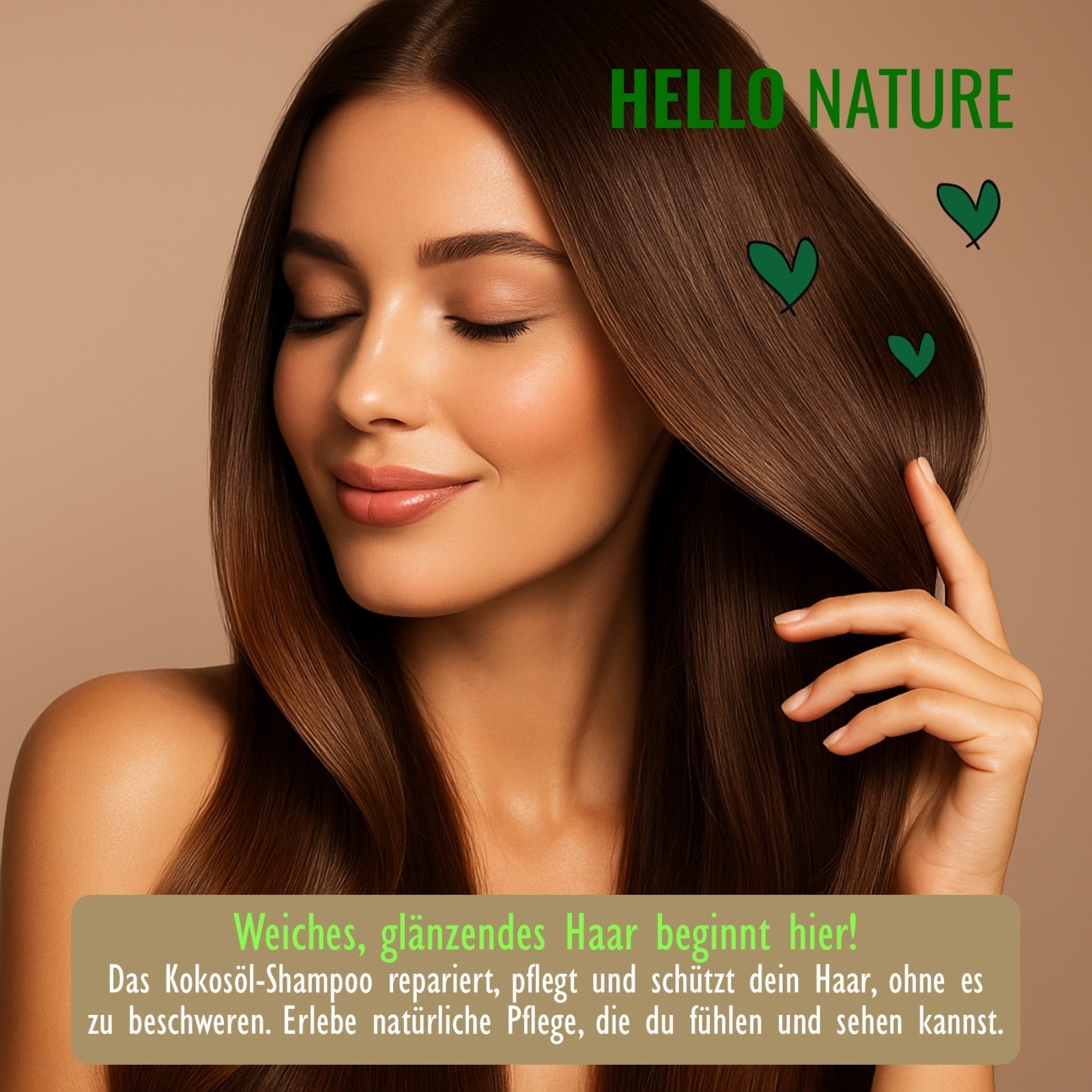 BIO Shampoo mit Kokosöl 