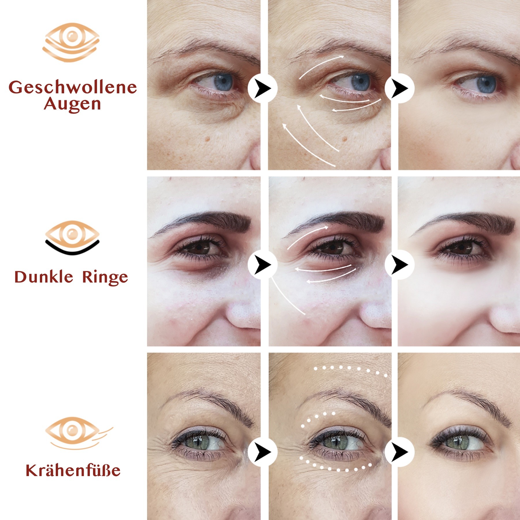 Anti-Aging Augenstift  mit Kollagen und Hyaluronsäure 
