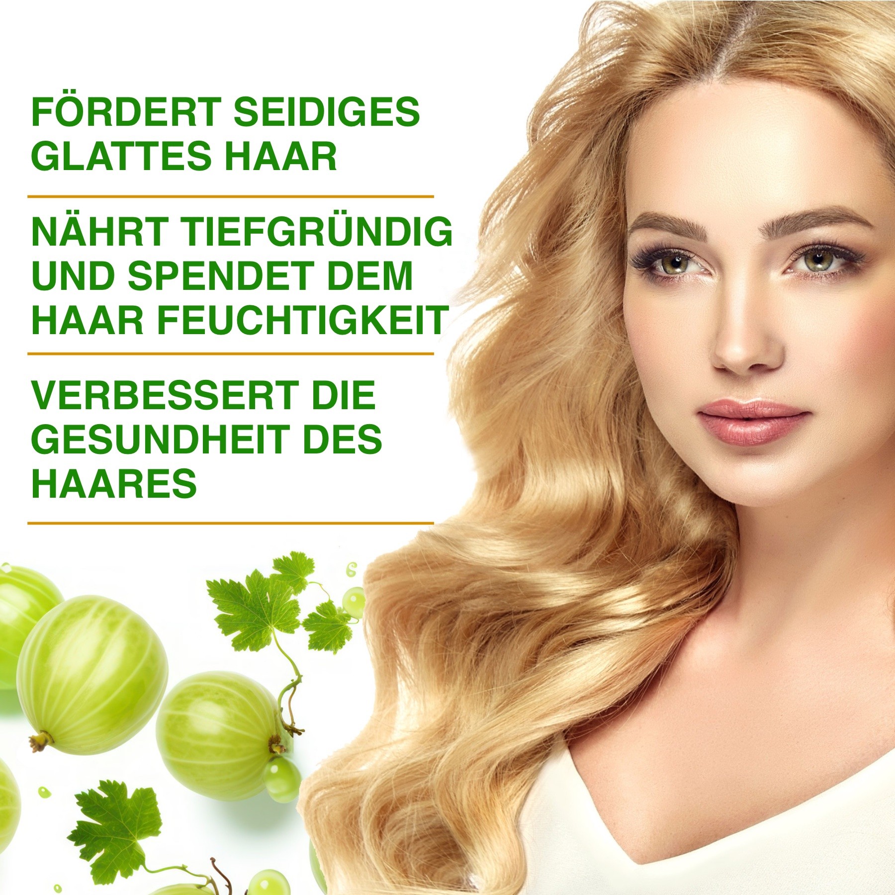 Bio Vegan Haarpflege Amla Öl mit Keratin in Kapseln 