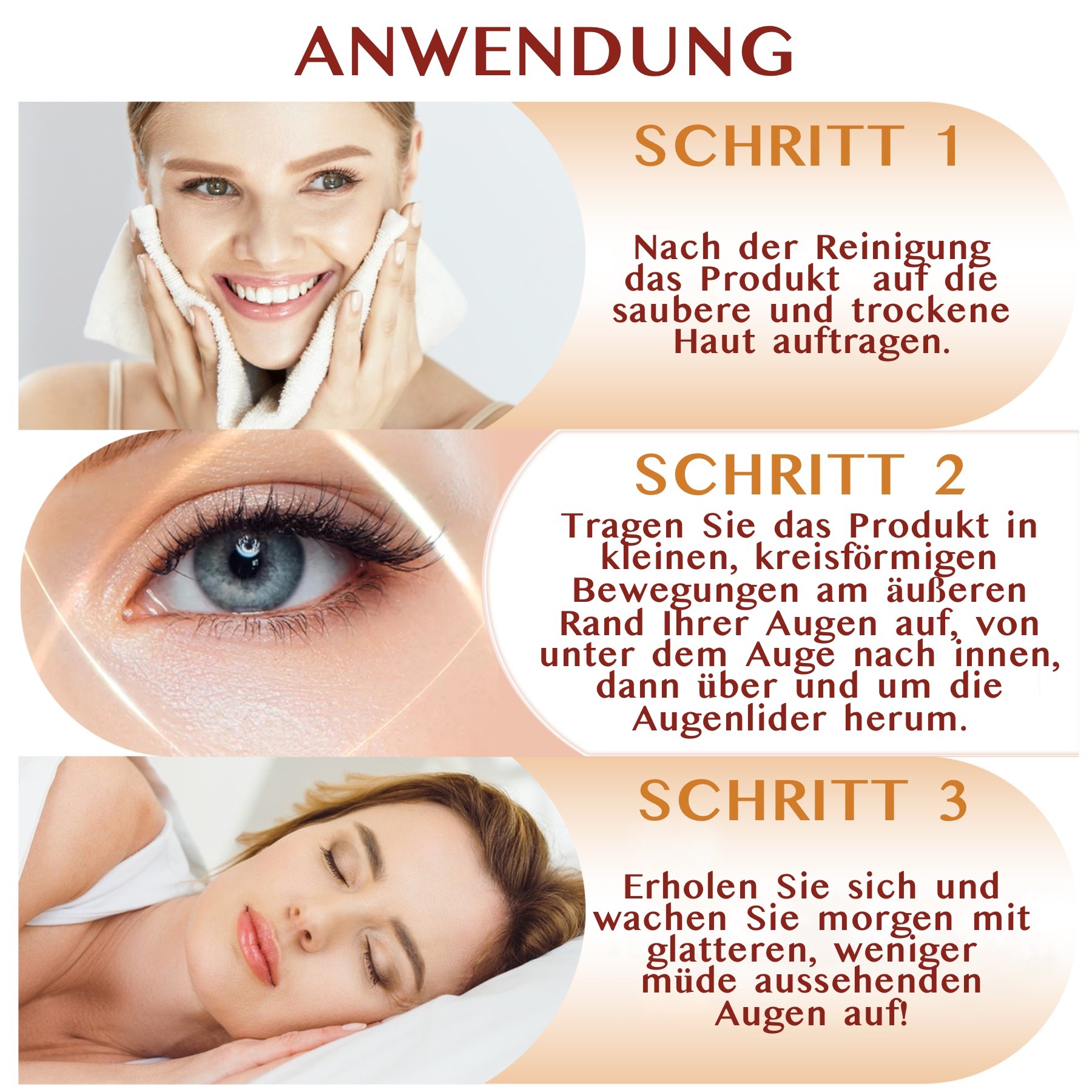 Anti-Aging Augenstift  mit Kollagen und Hyaluronsäure 