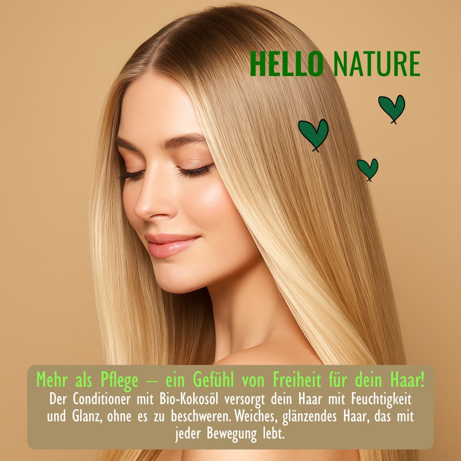 BIO Haarspülung mit Kokosöl 