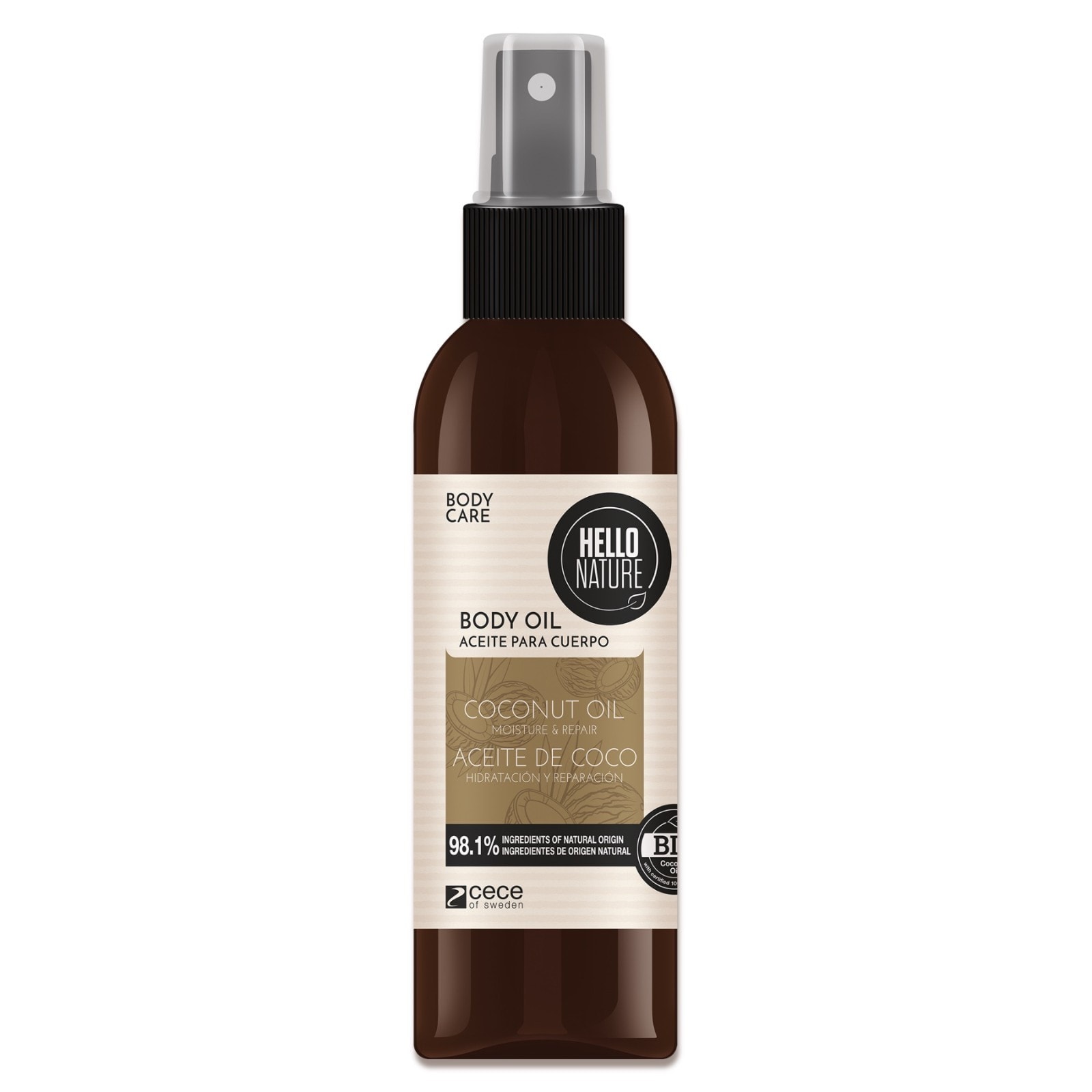 Kokosnussöl Hautöl Body Öl Bio Kokosöl Coconut Oil Körperpflege Naturkosmetik 130ml
