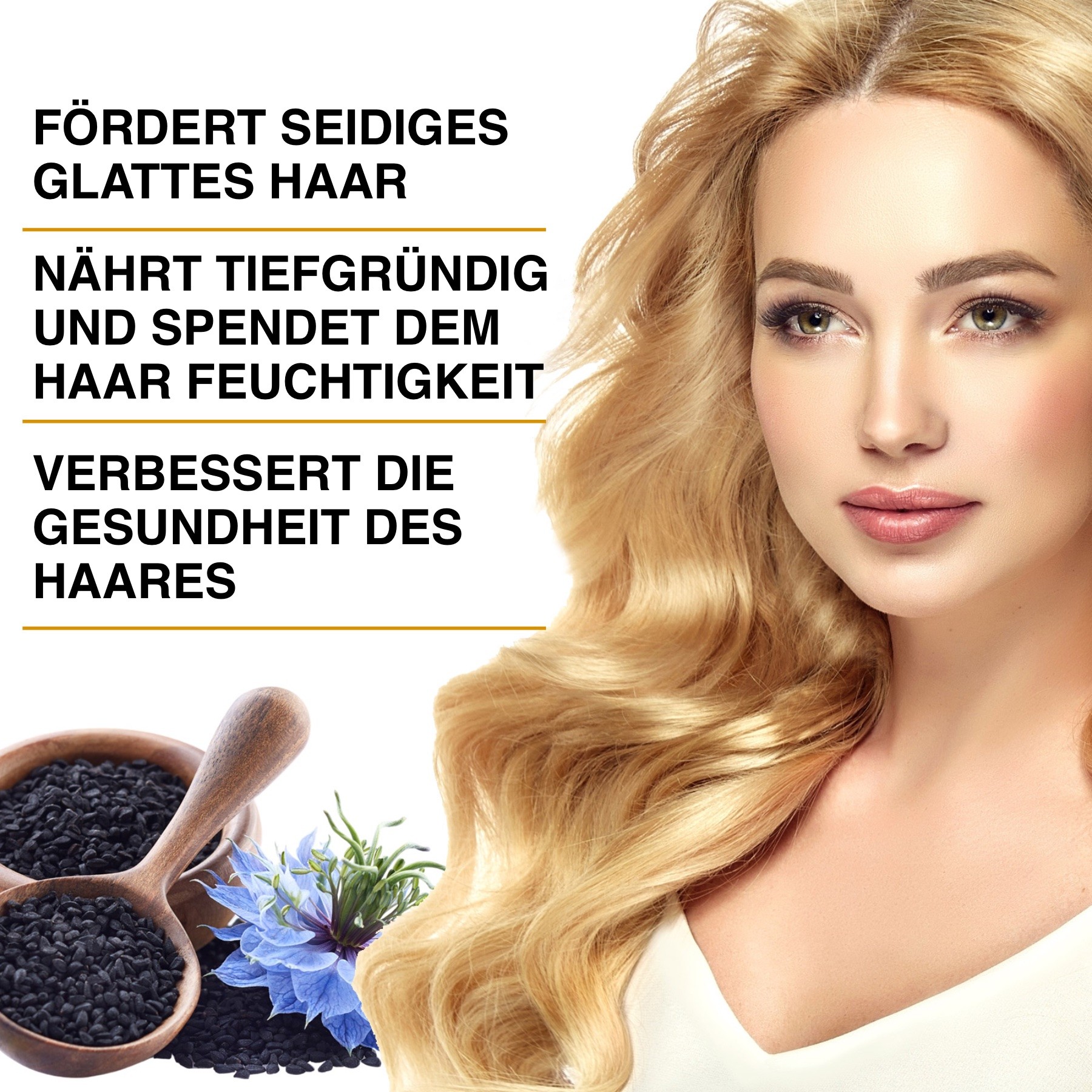 Bio Vegan Haarpflege Schwarzkümmelöl in Kapseln 