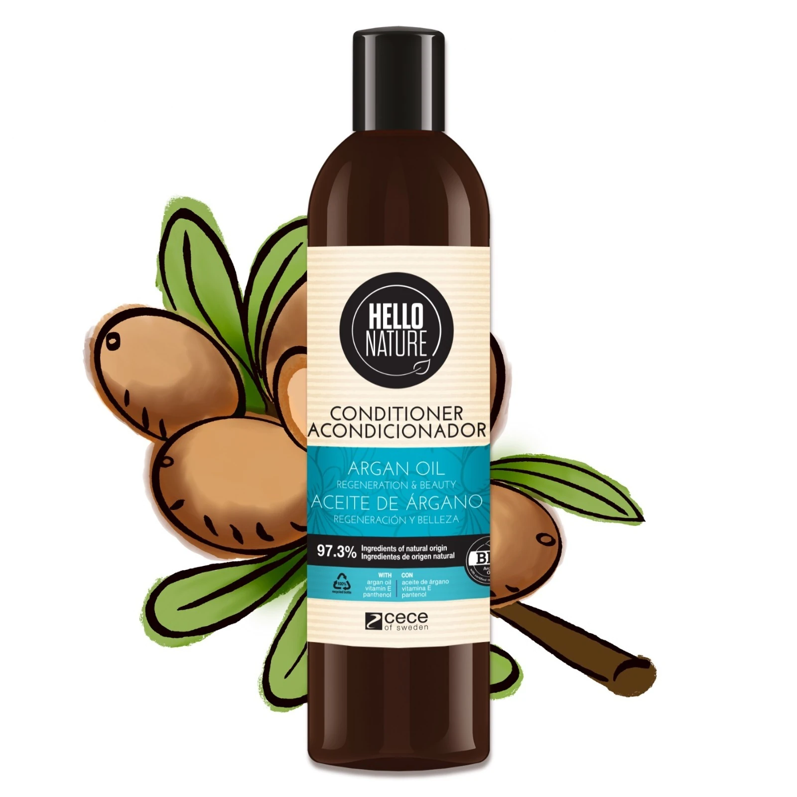 Haar Conditioner Haarspülung Haarpflege Haarkur Arganöl Naturkosmetik Bio Vegan 300ml