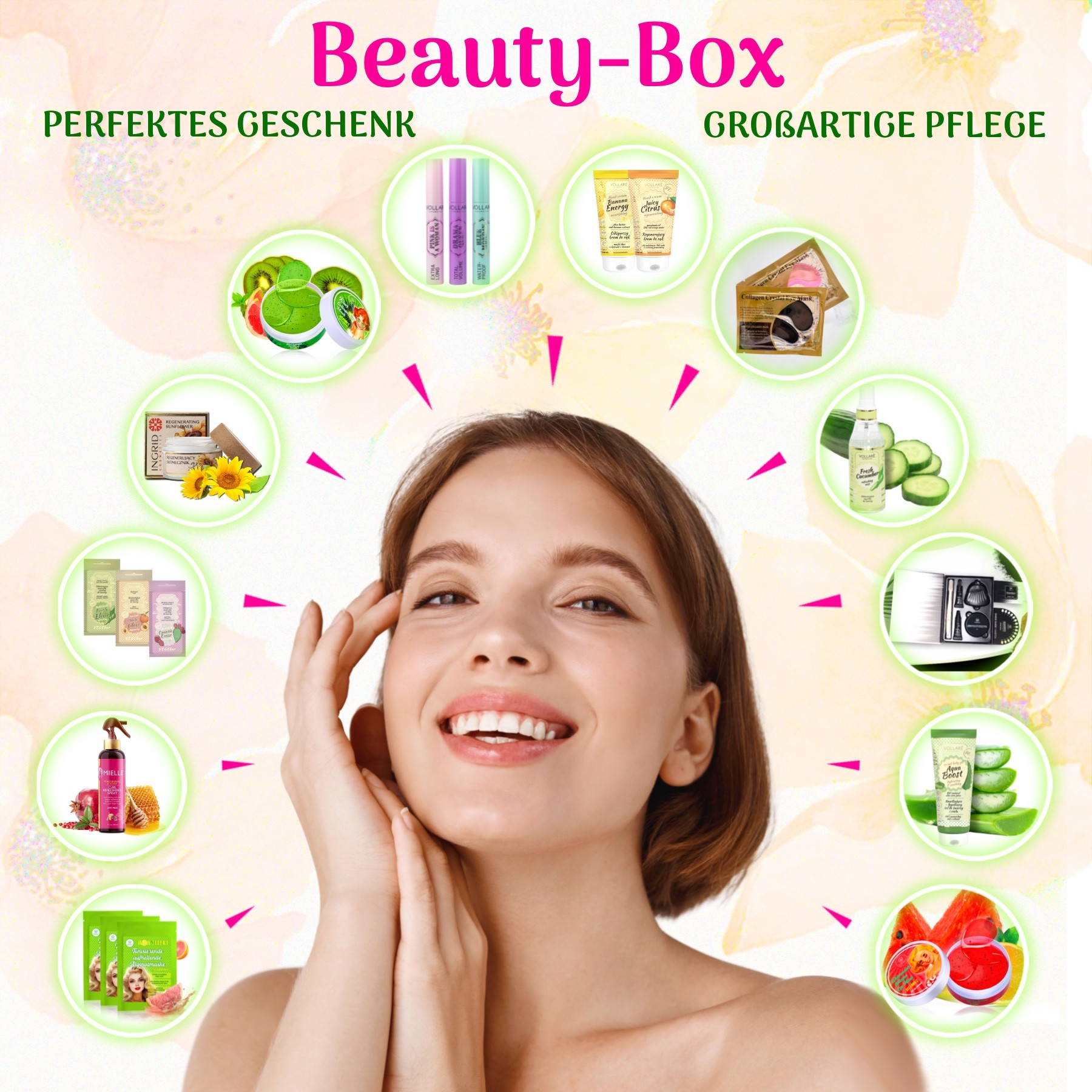 Geschenkset Pflege Beauty Box 35 Teile für 60€ statt 180€