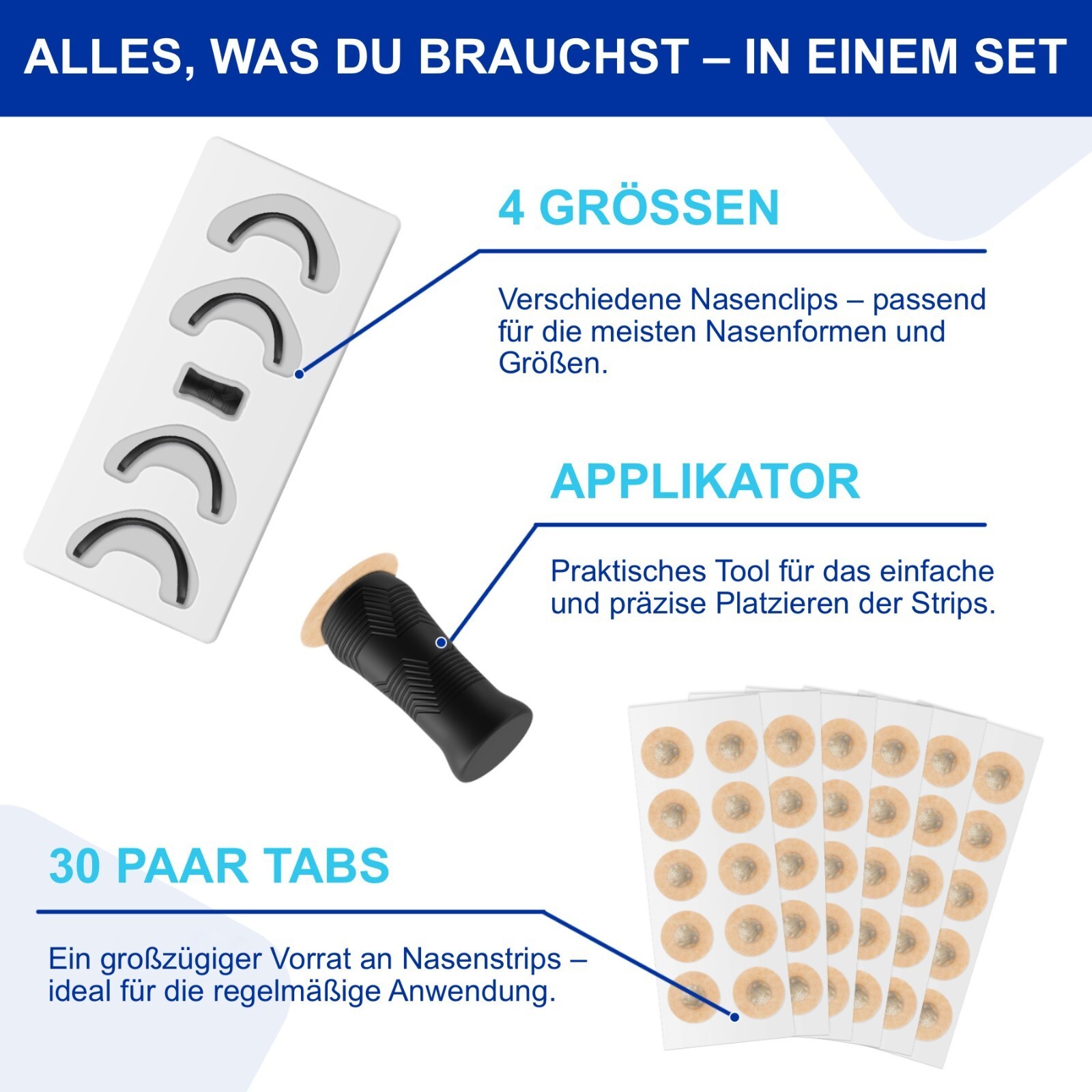 Magnetische Nasenstrip Nasenpflaster Schnarchreduzierung Schnarchstopp