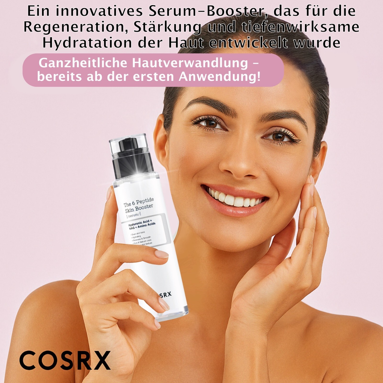 COSRX The 6 Peptide Skin Booster Collagen Gesichtsserum mit Hyaluronsäure
