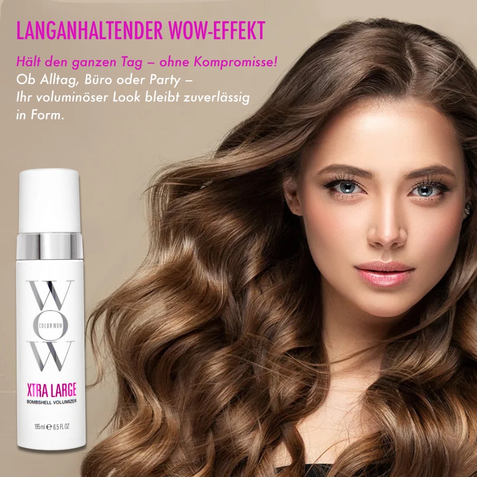 Color Wow Xtra Large Bombshell Volumizer Schaumfestiger Haarfestiger Haarstyling