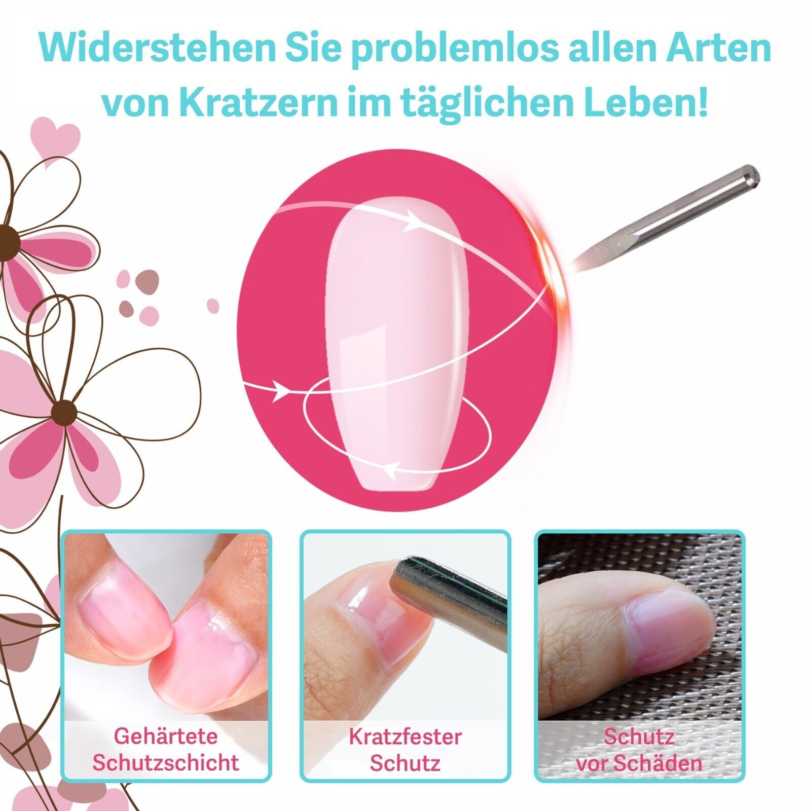 Aufbaugel Nagelaufbau in 3 Farben 5-IN-1 Builder GEL Nail UV LED 