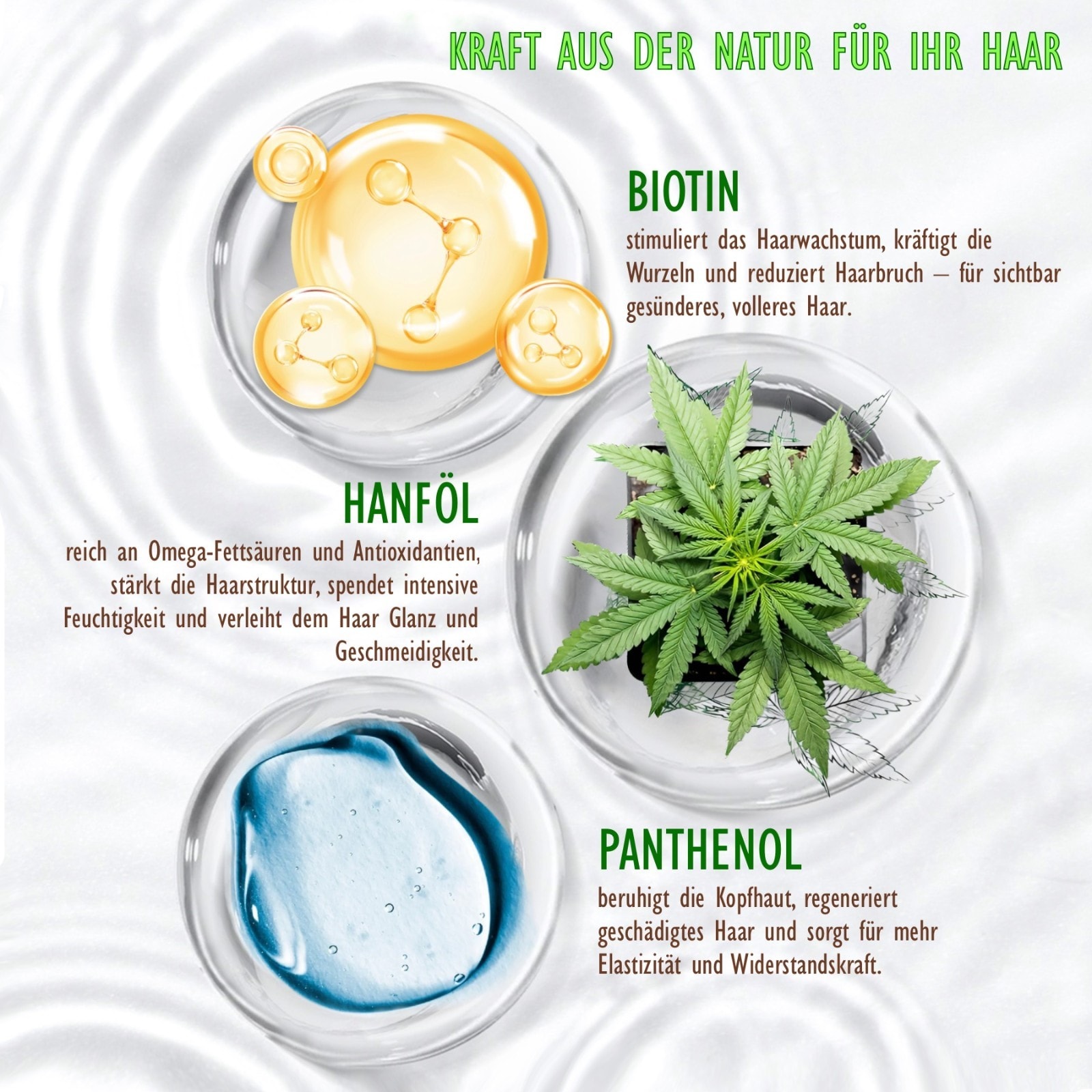 BIO Shampoo mit Hanföl 