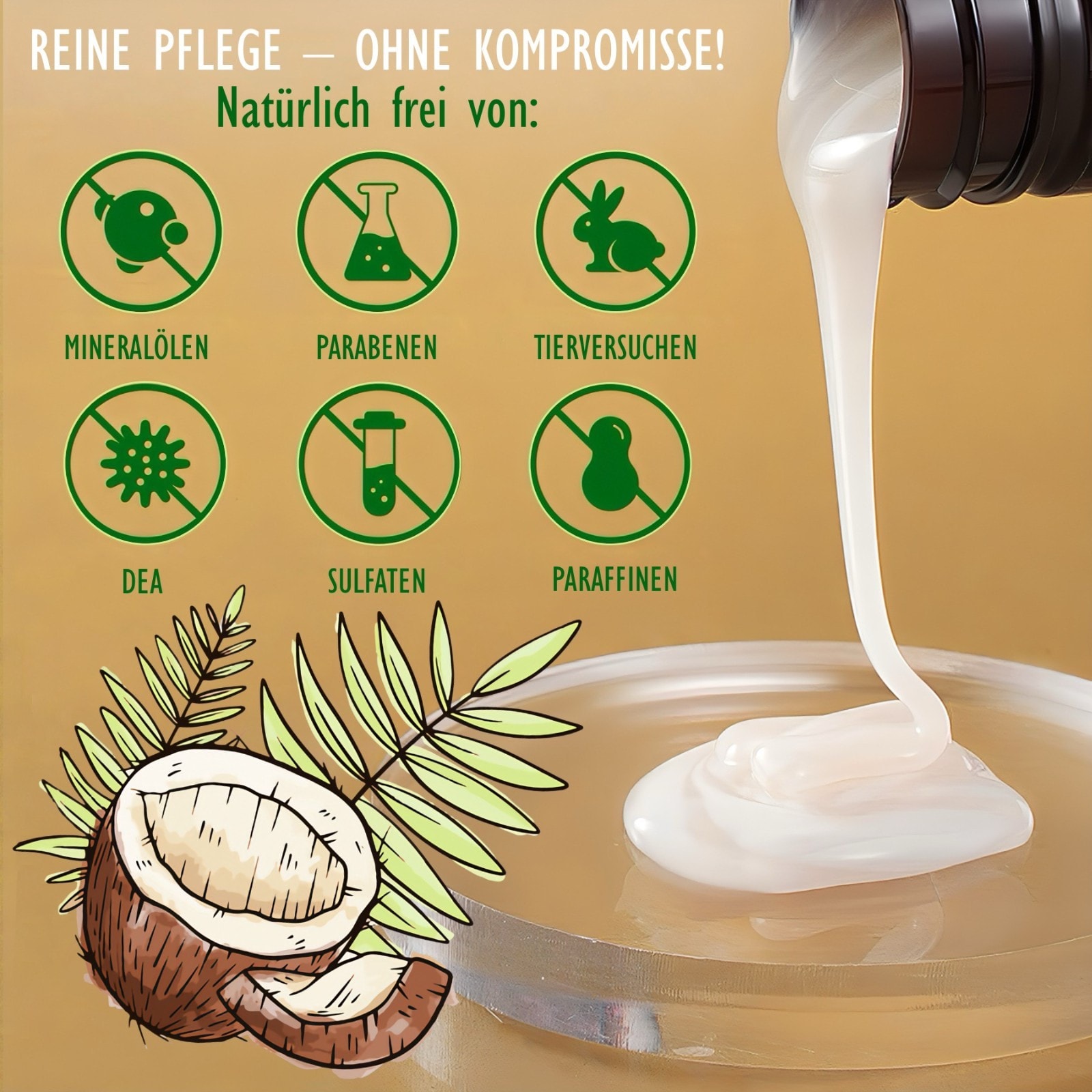 BIO Haarspülung mit Kokosöl 