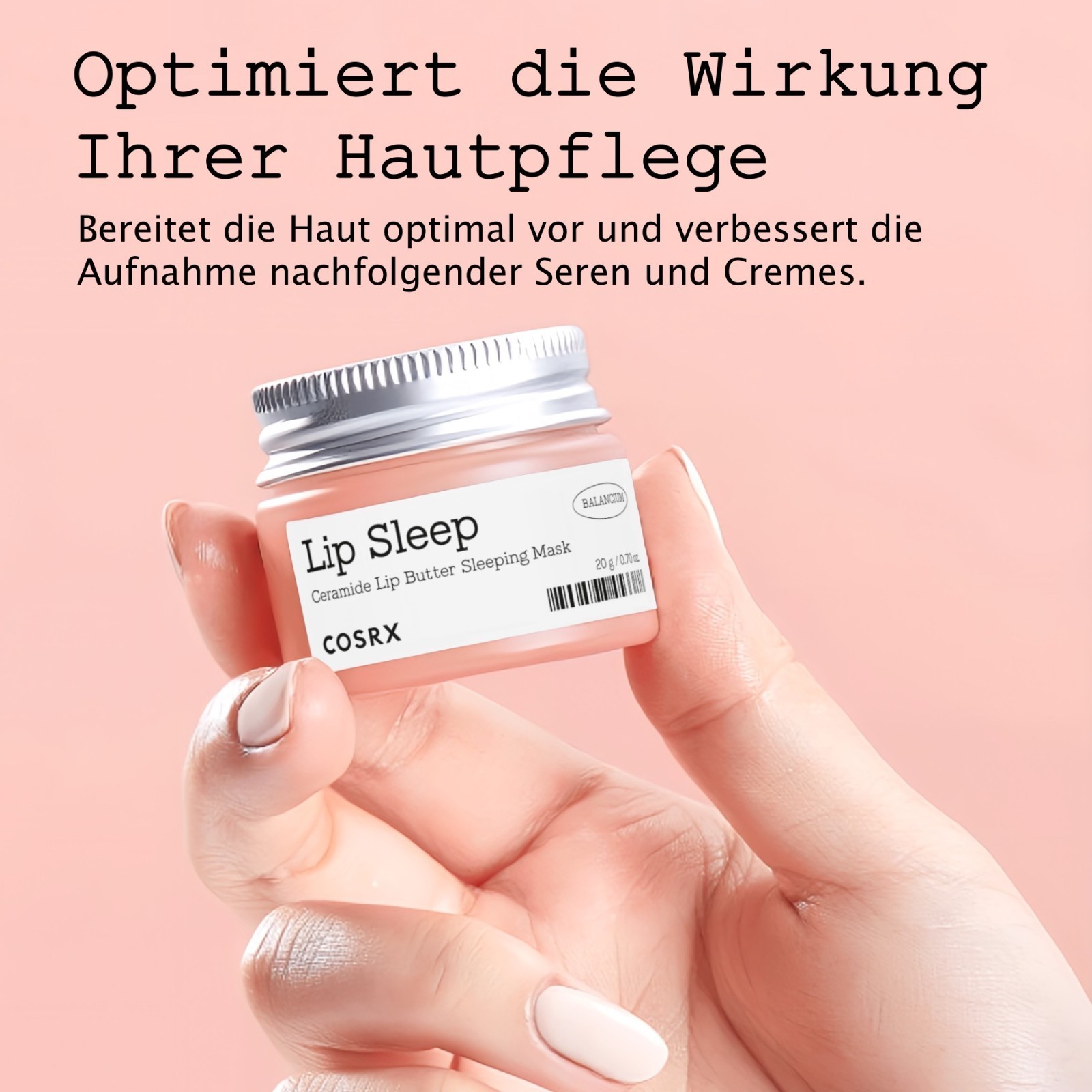 Lippenbalsam Lippenmaske Lippenpflege COSRX Lip Sleep Ceramide Buter Sleeping