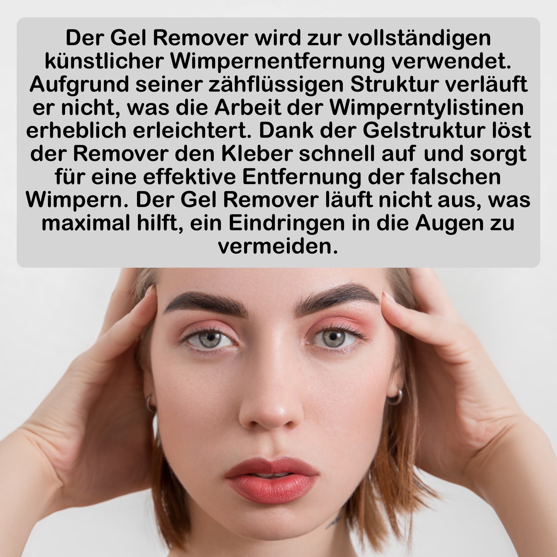 Gel Remover Wimpern Lash Extension Entferner für Wimpernverlängerung 