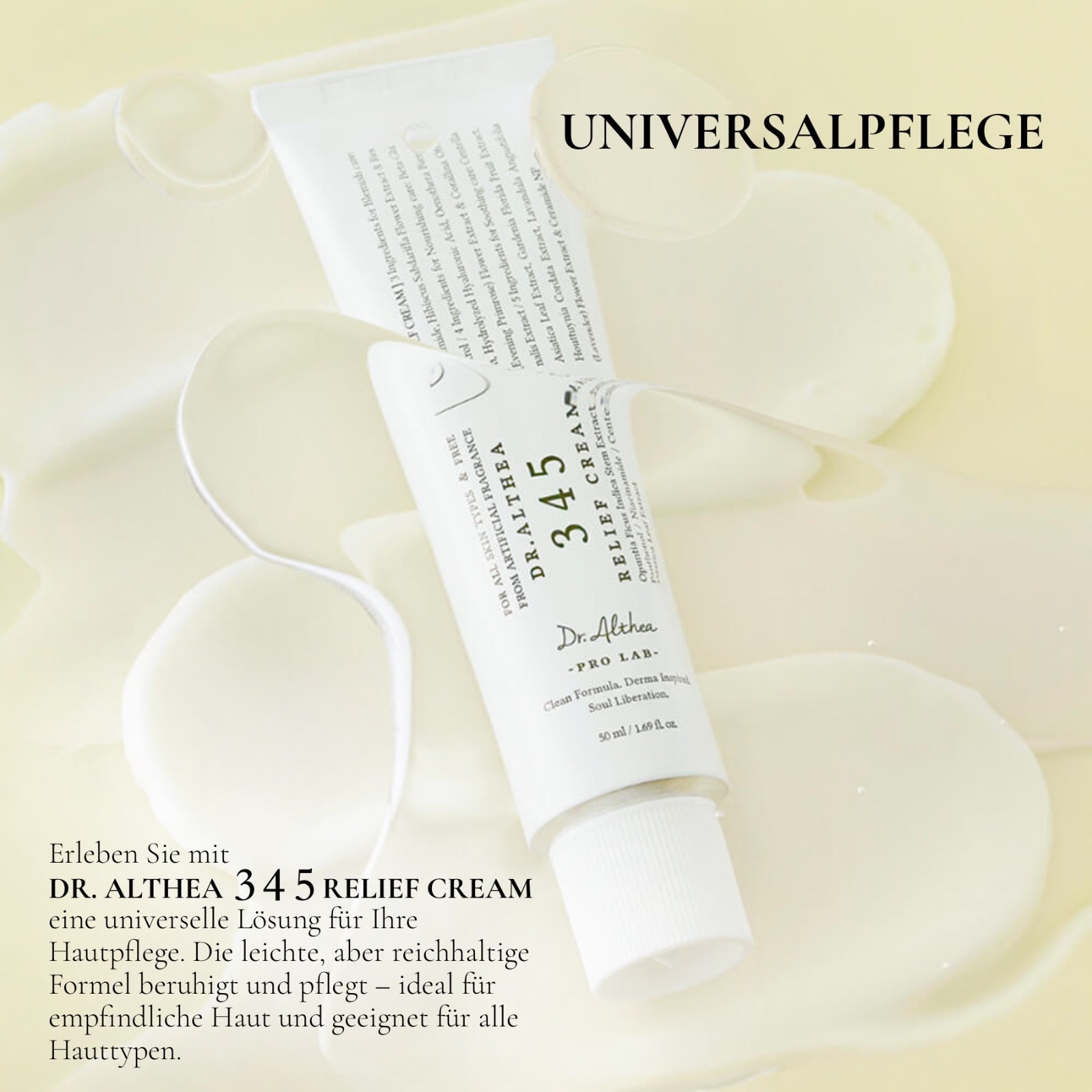 Dr. Althea 345 Relief Cream – Intensive Repair Cream mit Niacinamid & Panthenol