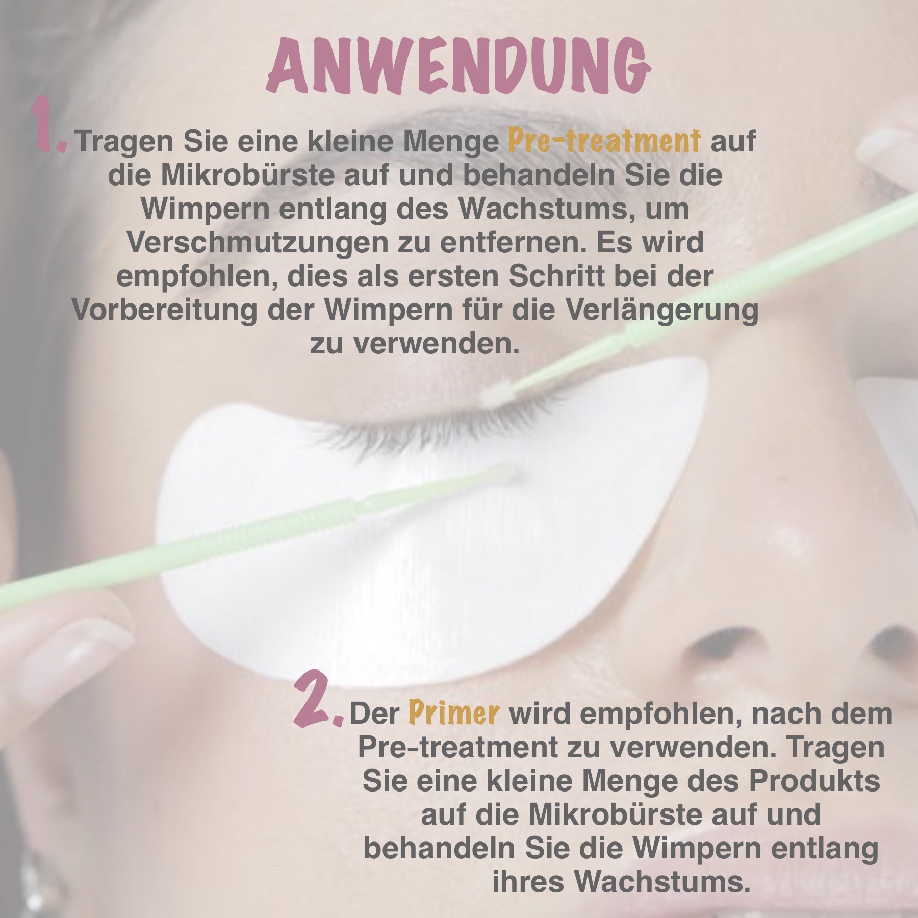 Wimpernverlängerung Entfetter Primer+ Pre-treatment