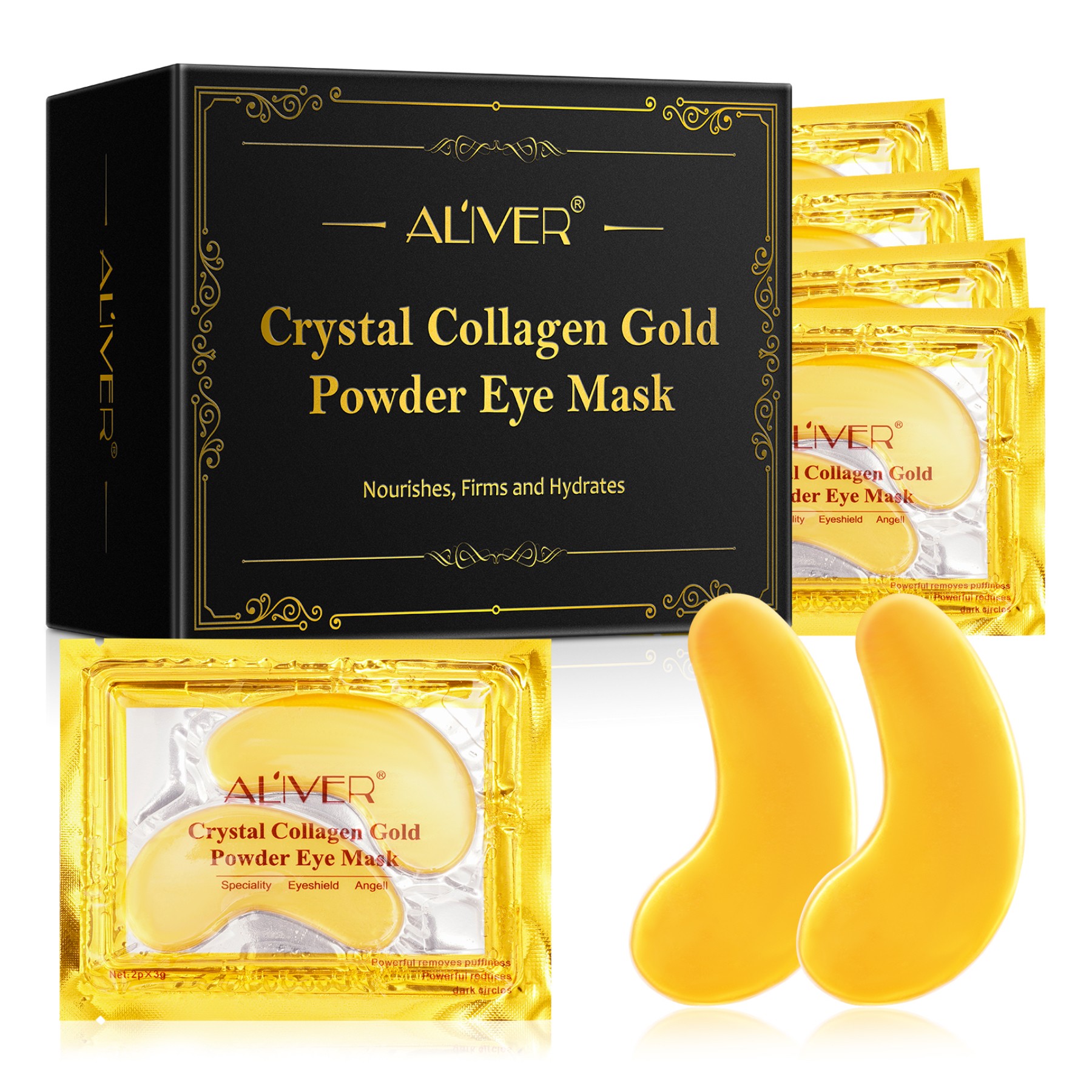 Crystal Collagen Gold Augenpads 