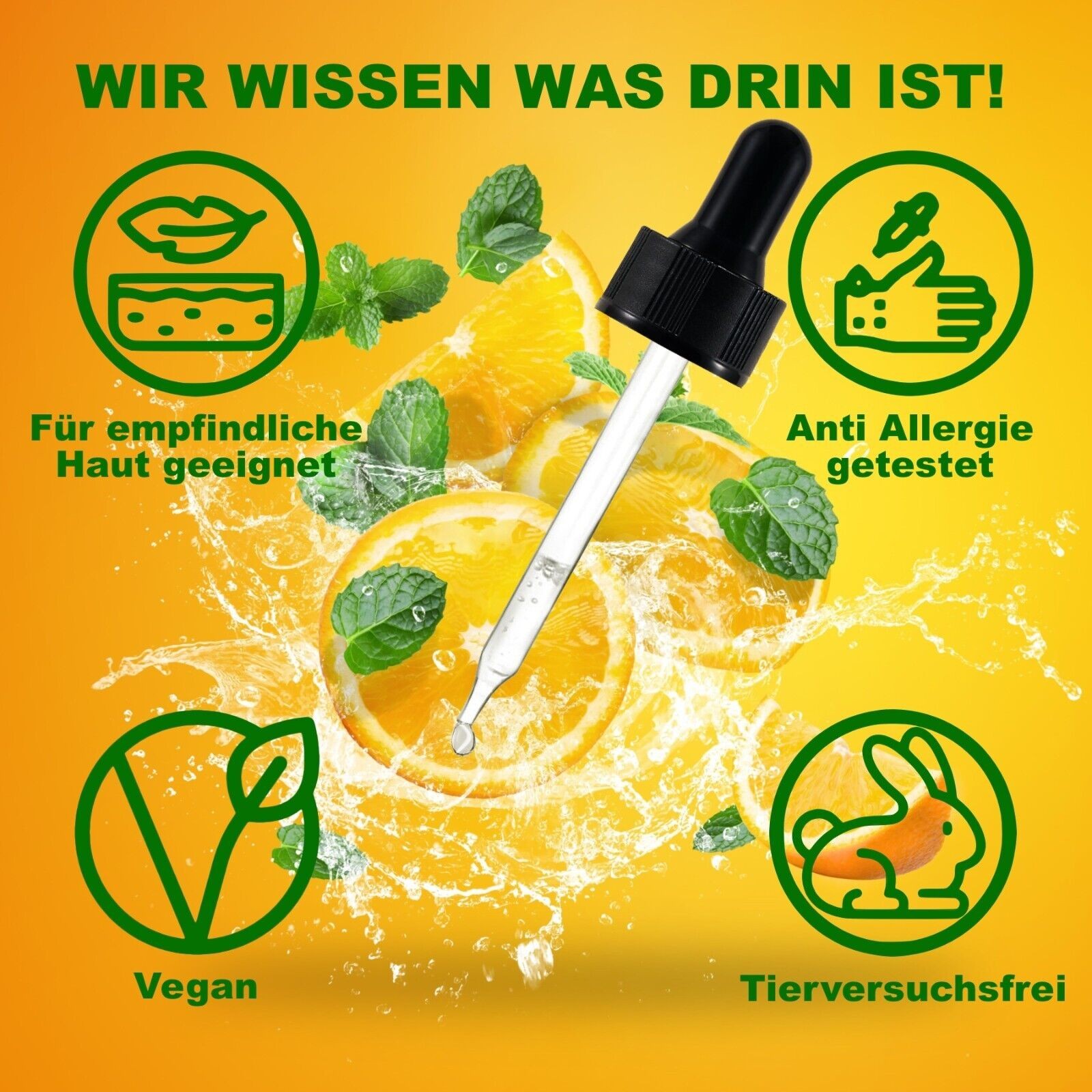 Anti Aging Gesichtsserum mit Vitamin C und E 