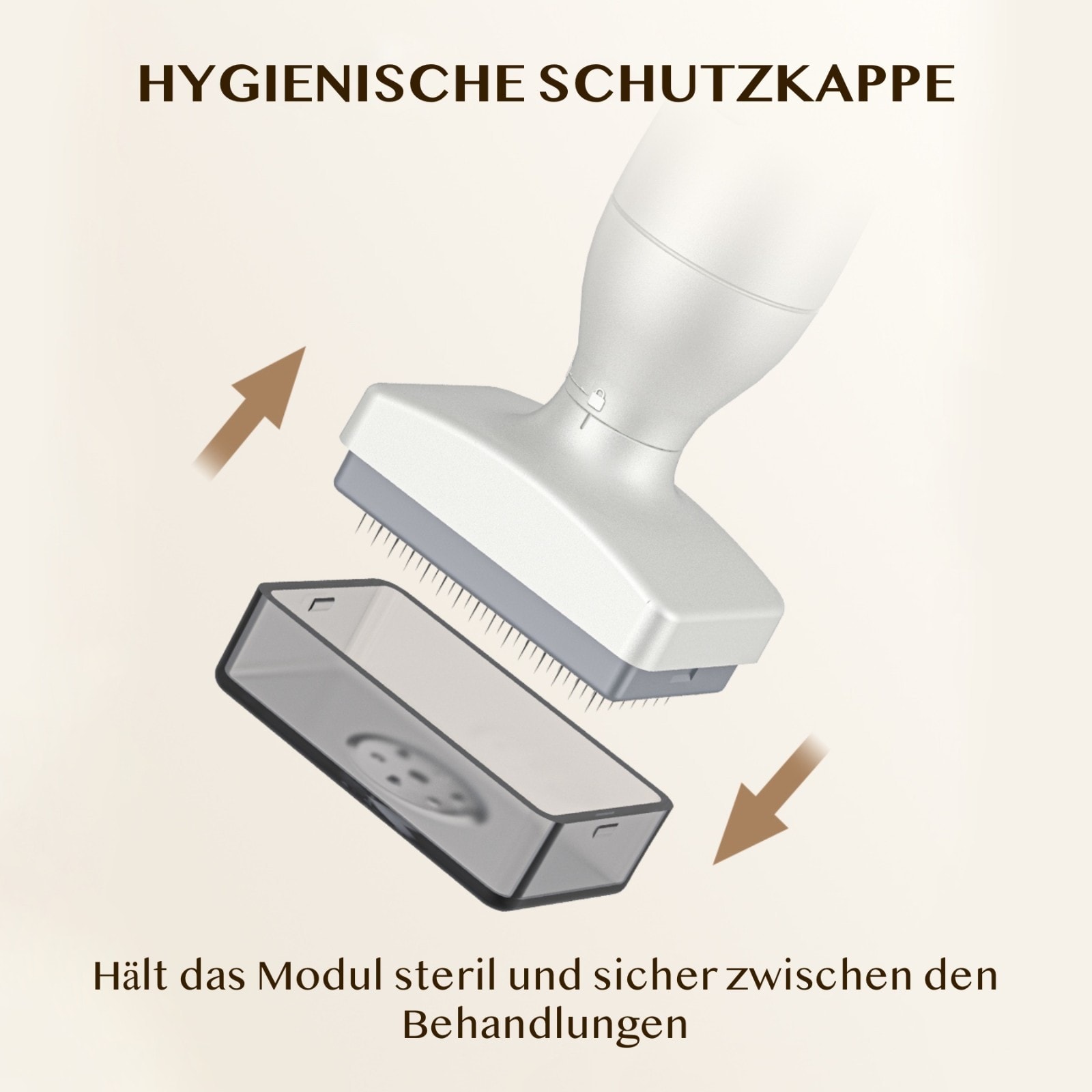 Derma Stamp Mesoroller Microneedling Dermapenn  BIOPEN BIO4 2 Aufsätze Edelstall Nadeln 0-3mm