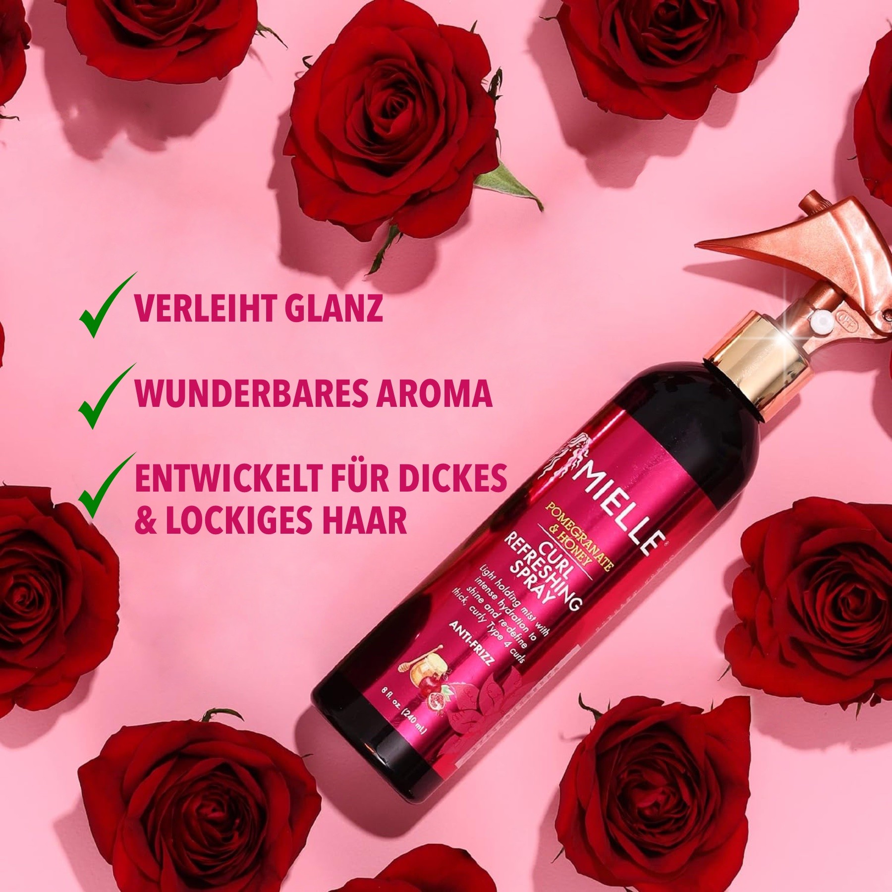 Curl Refreshing Spray Pomegranate & Honey 