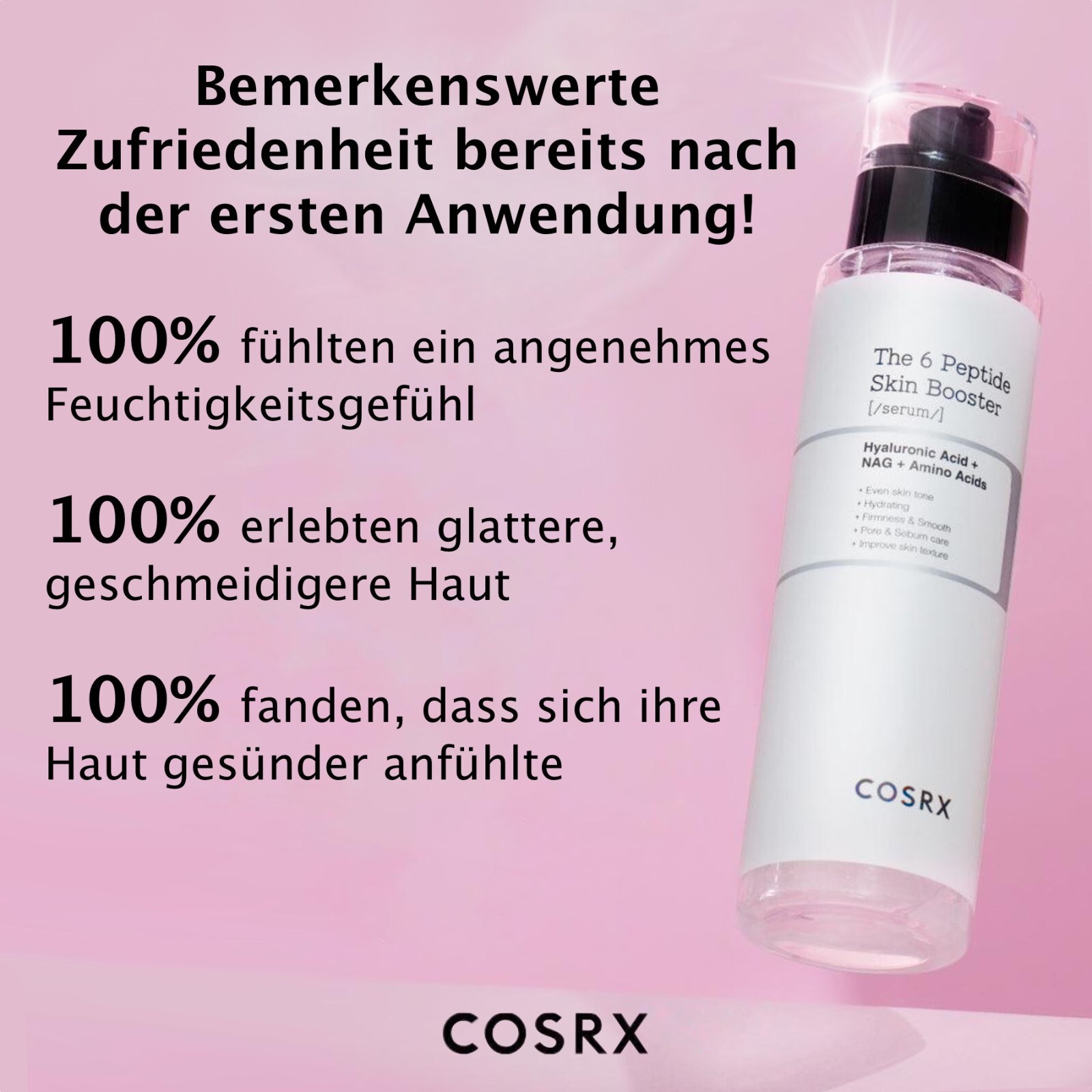 COSRX The 6 Peptide Skin Booster Collagen Gesichtsserum mit Hyaluronsäure