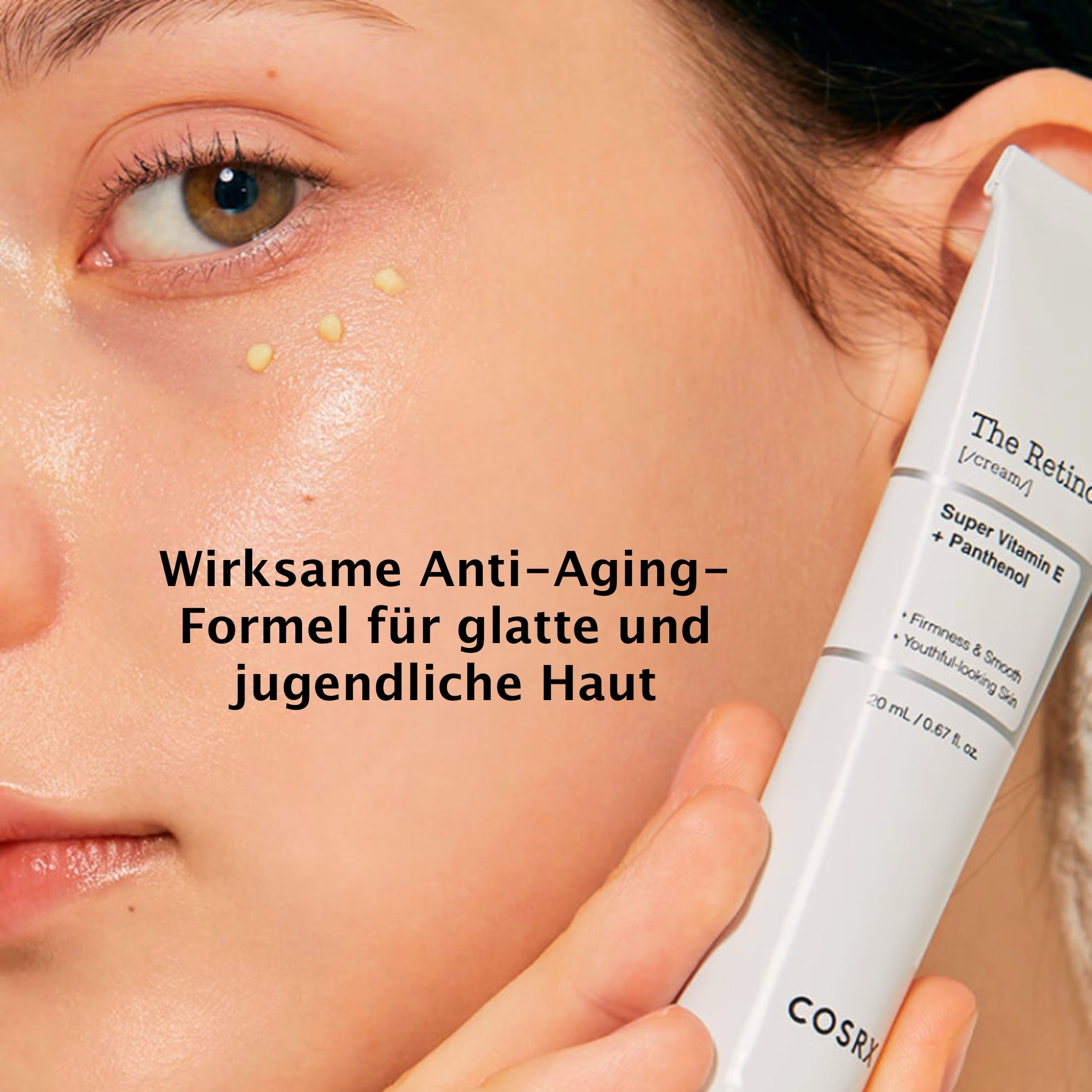 COSRX Retinol 0.1 Anti-Aging Gesichtscreme mit Hyaluronsäure
