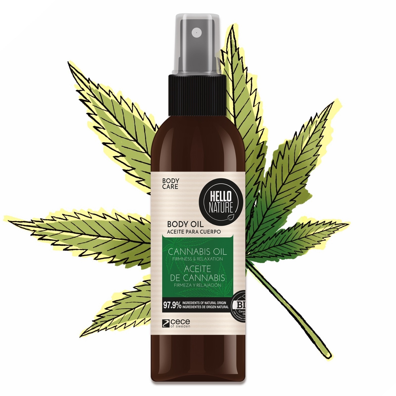 Hautöl Gesicht Body Öl Hanföl Cannabis Körperpflege Naturkosmetik Bio Vegan 130ml