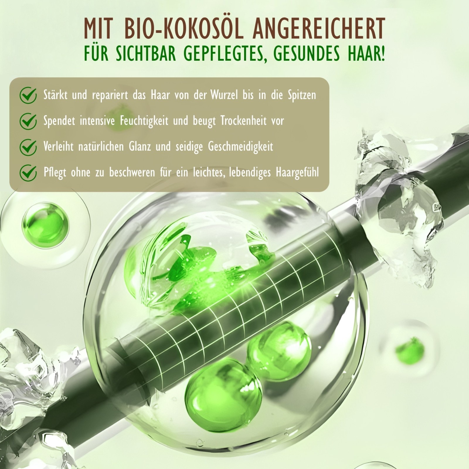 BIO Shampoo mit Kokosöl 