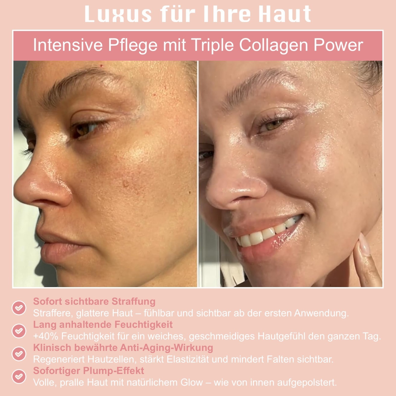 Medicube Triple Collagen Cream Anti Falten Gesichtscreme Feuchtigkeitscreme 50ml