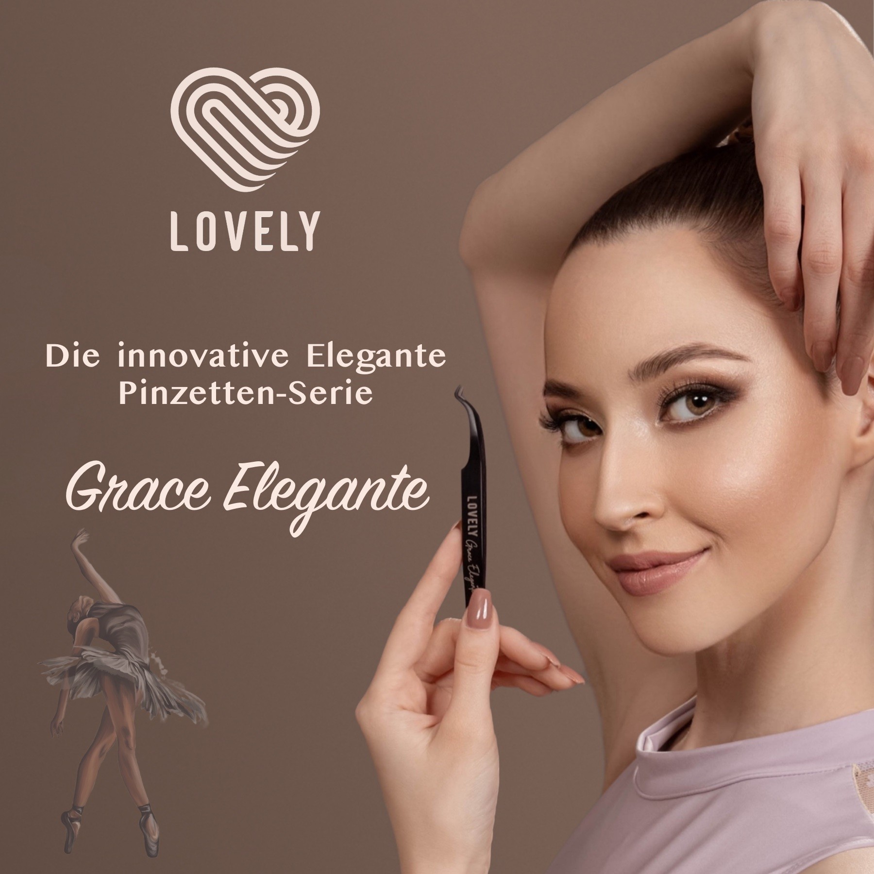 Wimpernverlängerung Wimpernpinzette 1:1 und Volumen Technik