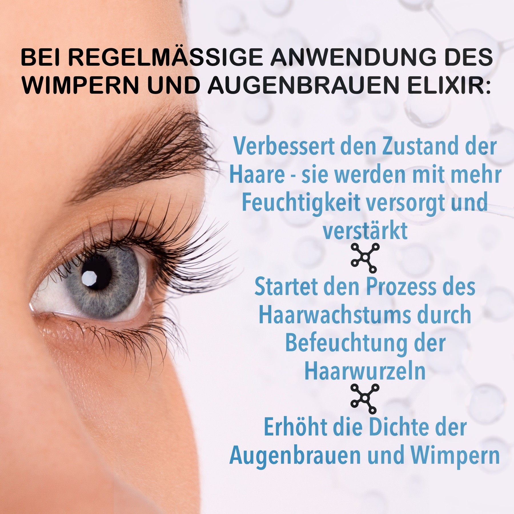 Wimpernpflege und Augenbrauen Revitalisator 