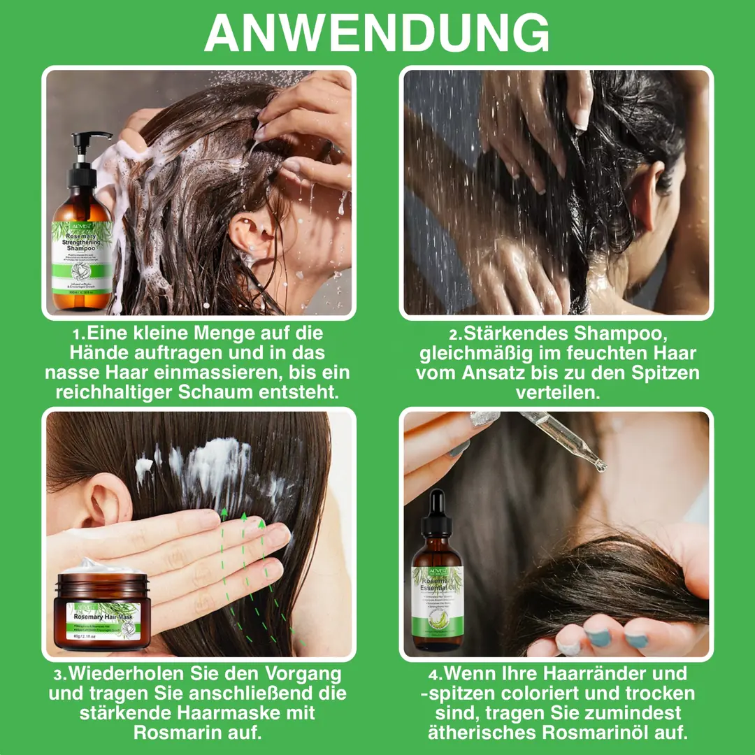 Velsa Synergie Rosmarin Shampoo – 500 Ml, Mit Rosmarinöl, Arganöl & Magnesium, Für Kräftiges Haar, Made In Italy