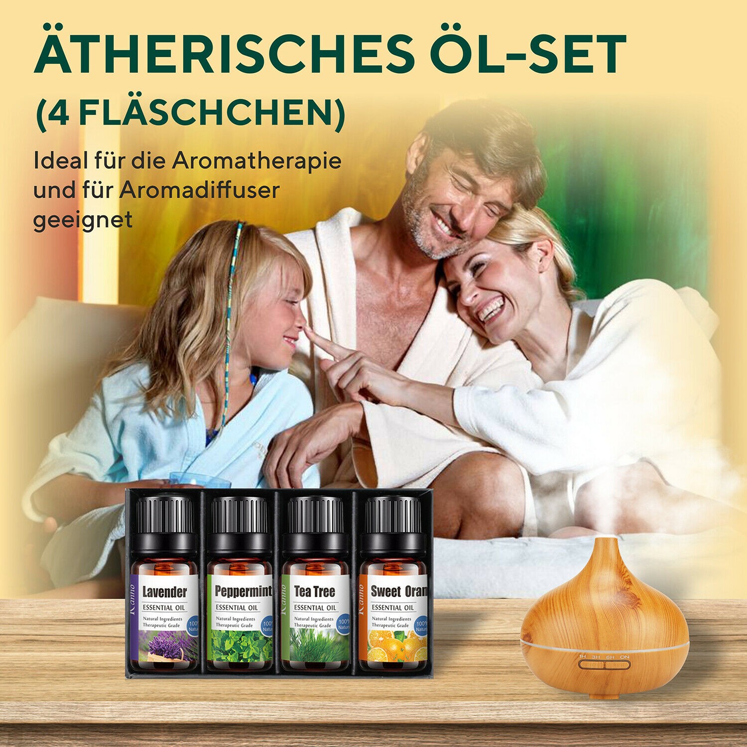 Ätherische Öle Duftöl Aromaöl Raumduft Diffuser Massageöl 100