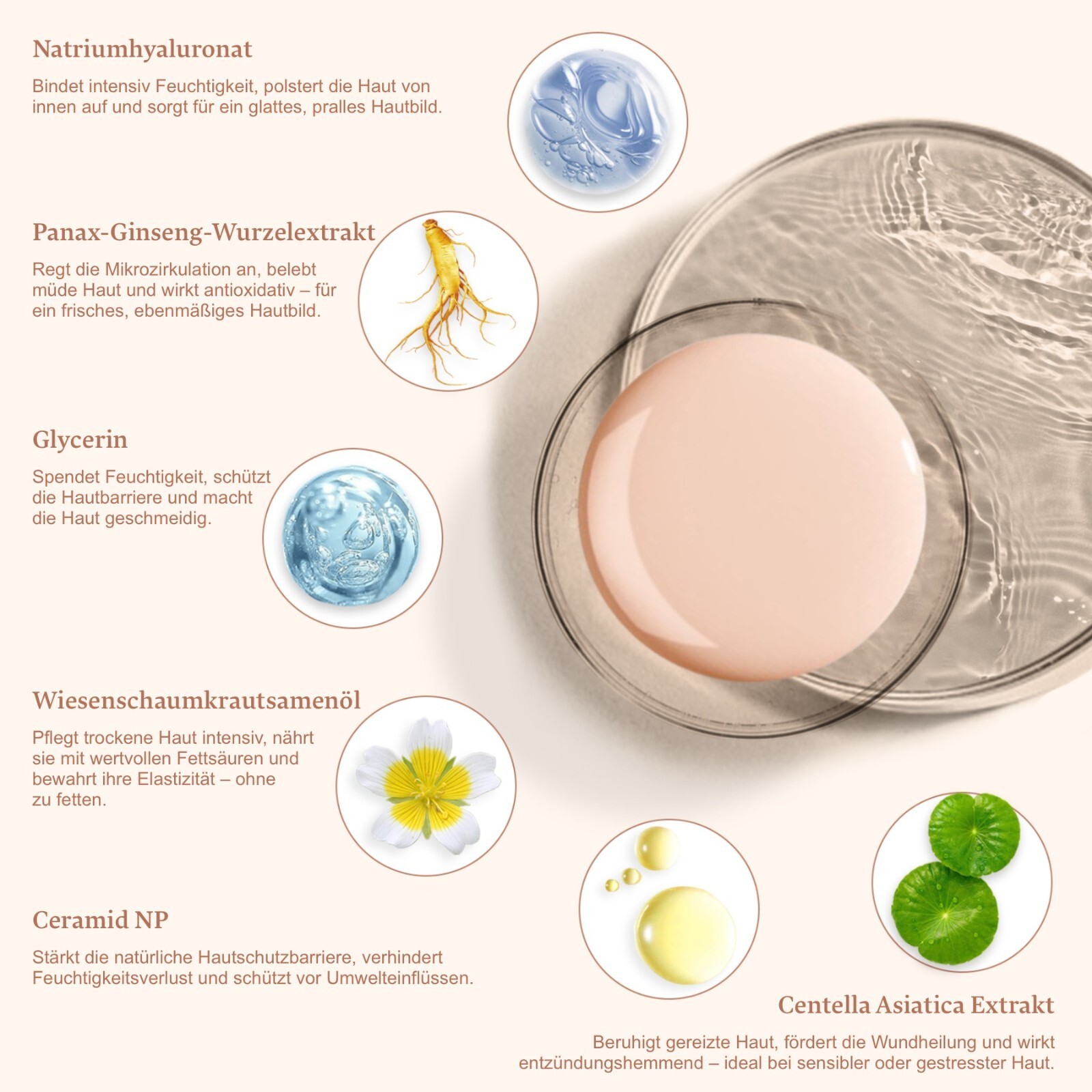 SPF50 Sonnenschutz  Foundation  Anti-Aging Serum