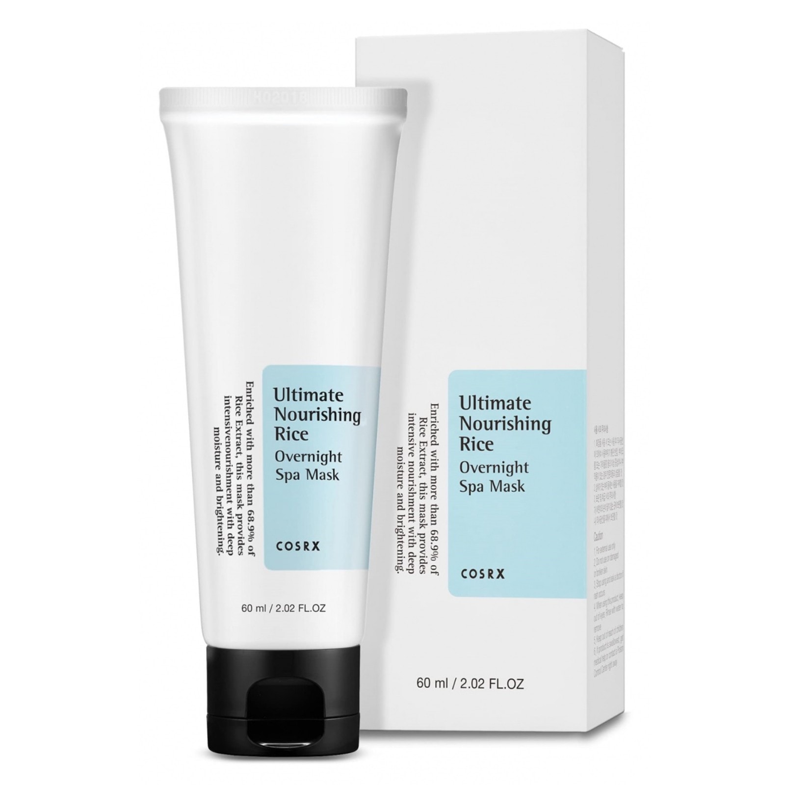 Gesichtsmaske Feuchtigkeitscreme COSRX Ultimate Nourishing Rice Spa Mask Vegan
