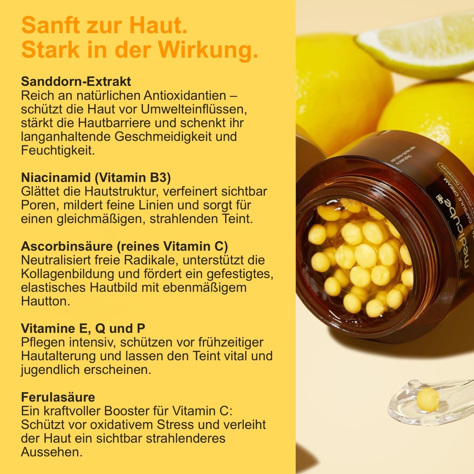 Aufhellende Gesichtscreme  Deep Vita C Capsule Cream 