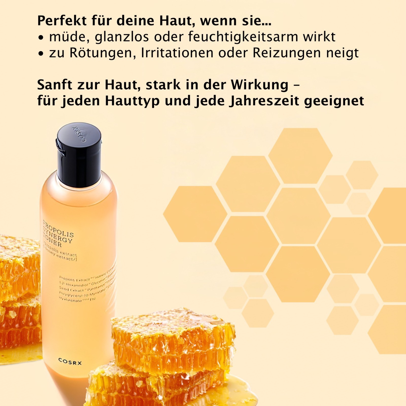 Gesichtspflege Set COSRX Full Fit Propolis Synergy Creme + Toner Tagespflege
