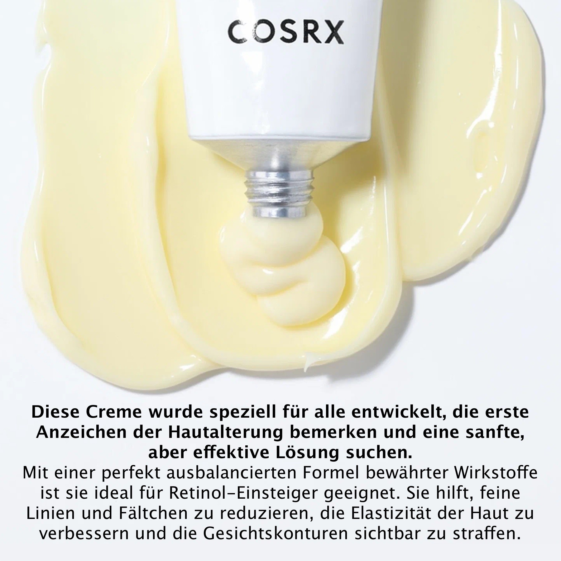 COSRX Retinol 0.1 Anti-Aging Gesichtscreme mit Hyaluronsäure