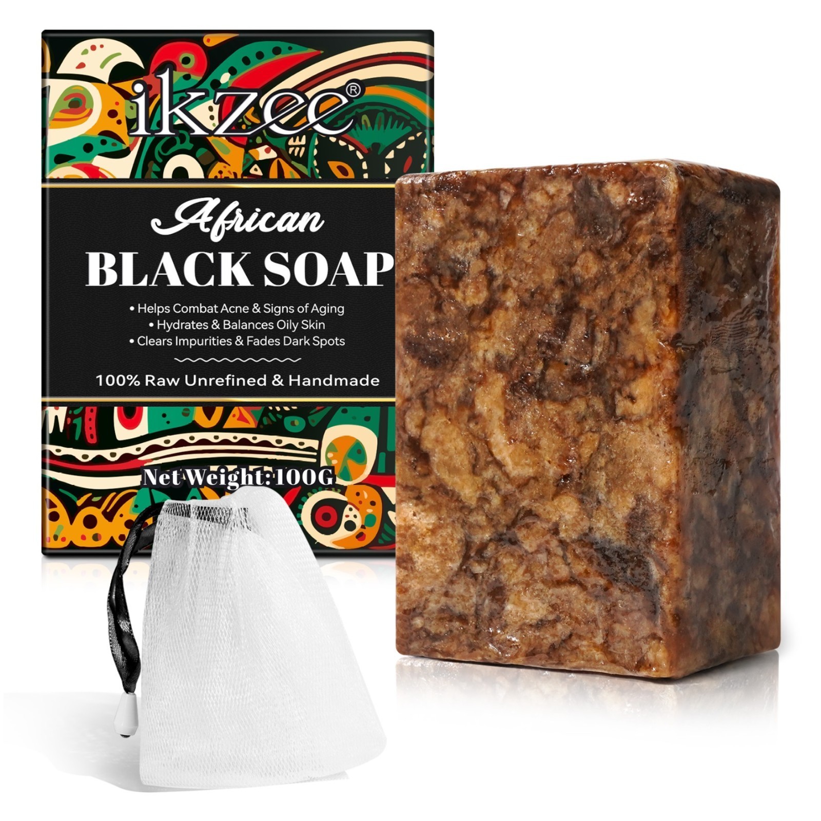 Gesichtsseife Körperseife Haarseife Naturseife Afrikanische Schwarze Seife Vegan