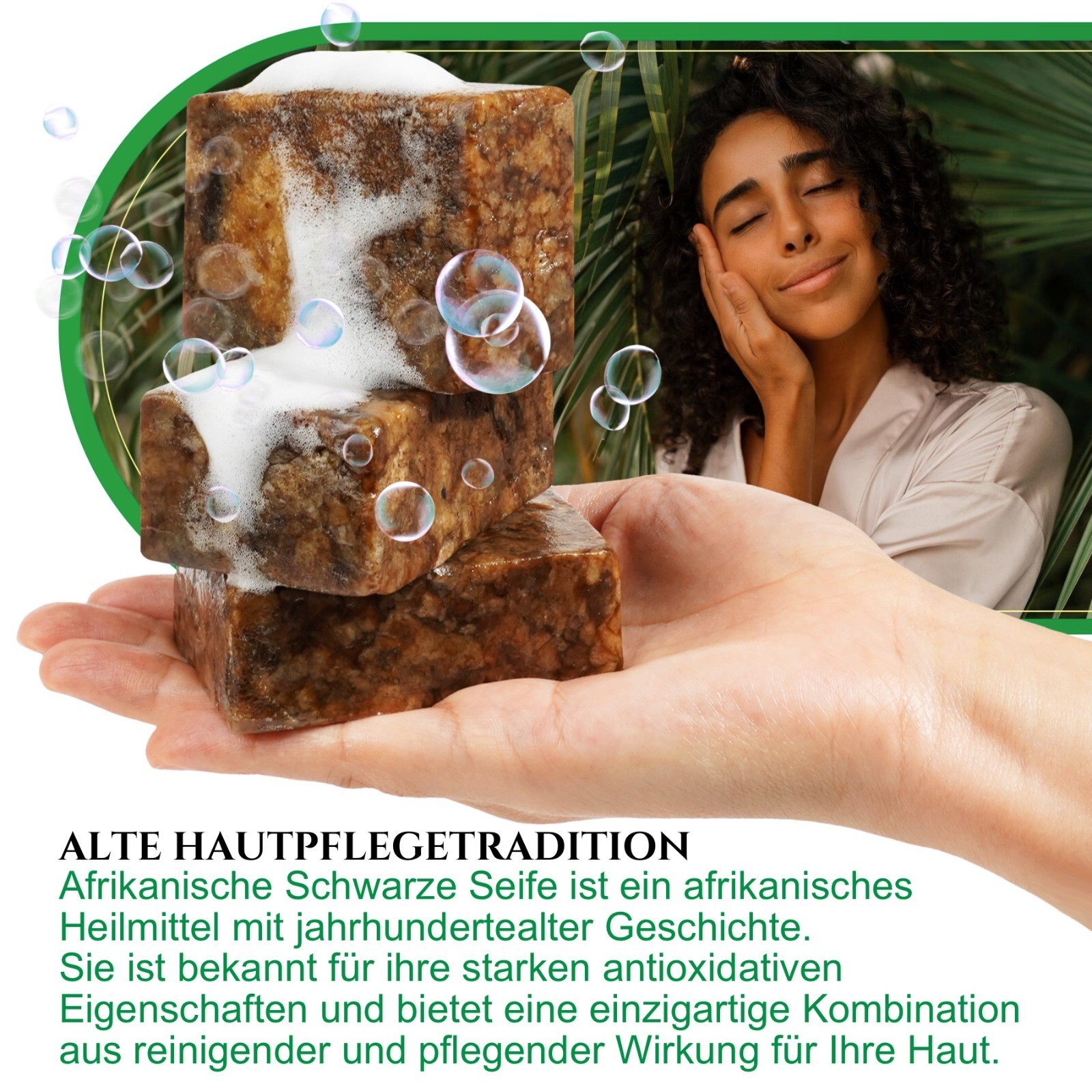 Gesichtsseife Körperseife Haarseife Naturseife Afrikanische Schwarze Seife Vegan