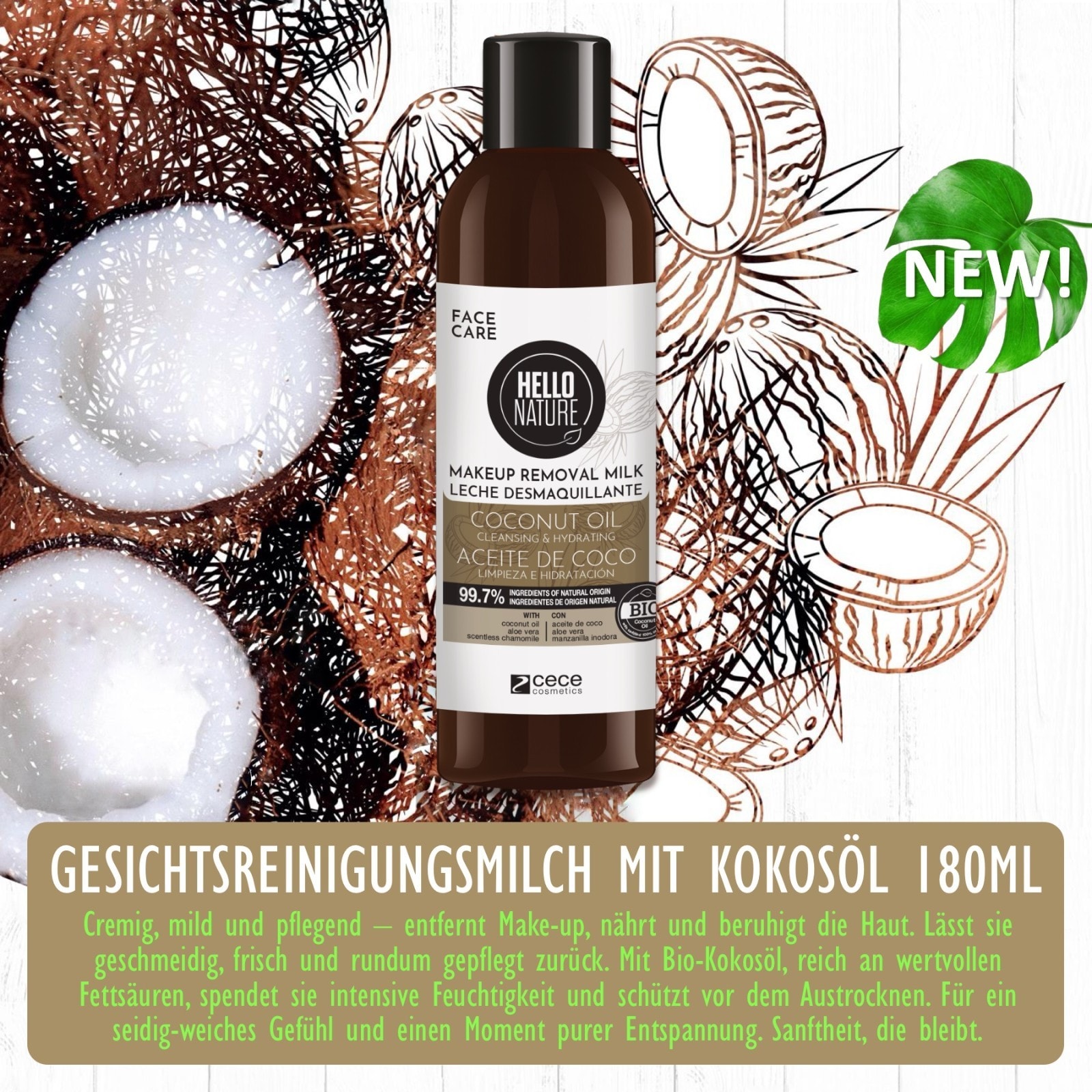 BIO Make-up Entferner Reinigungsmilch 